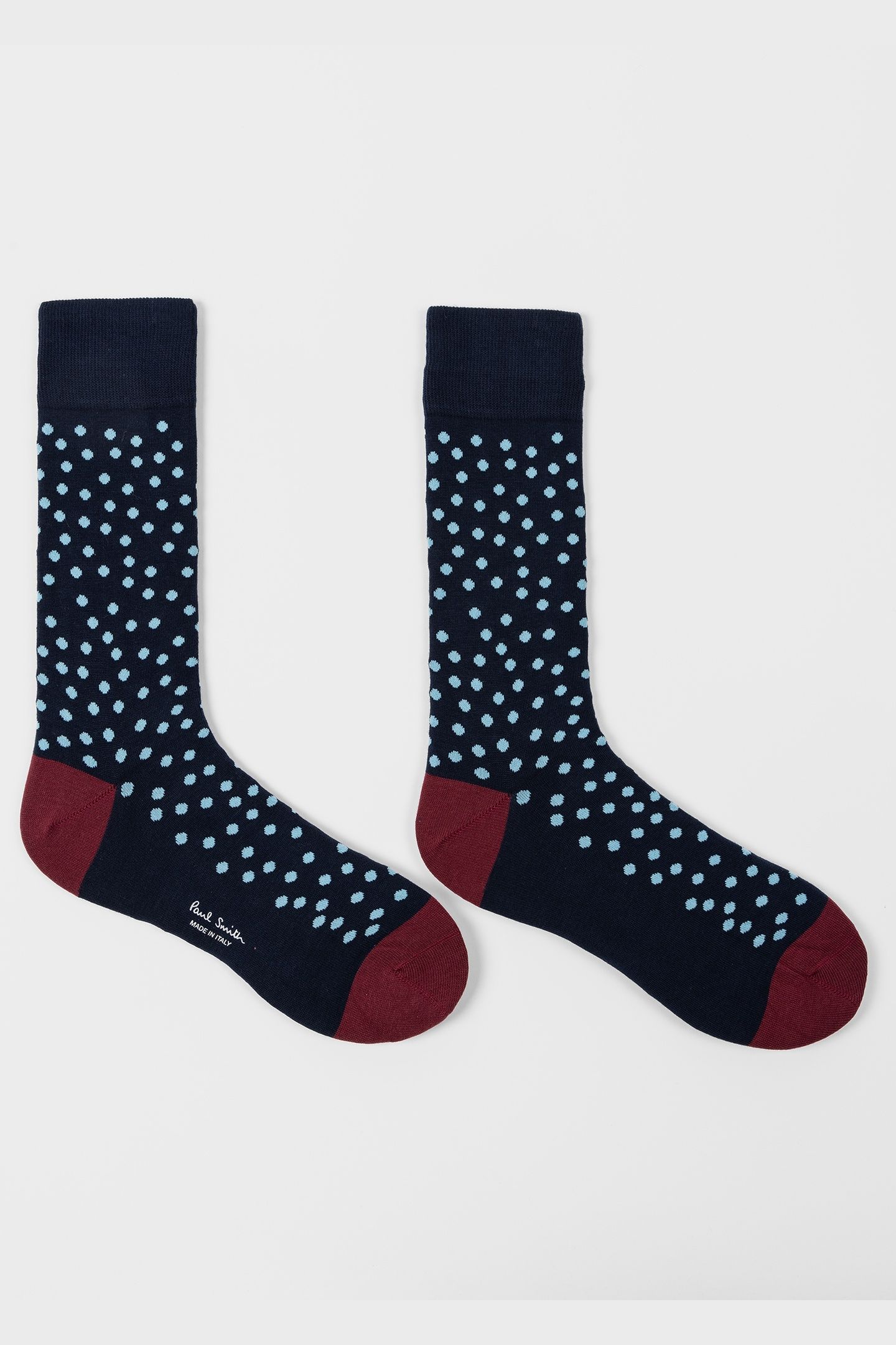 MEN SOCK HUMBERTO DOT NAVY 4