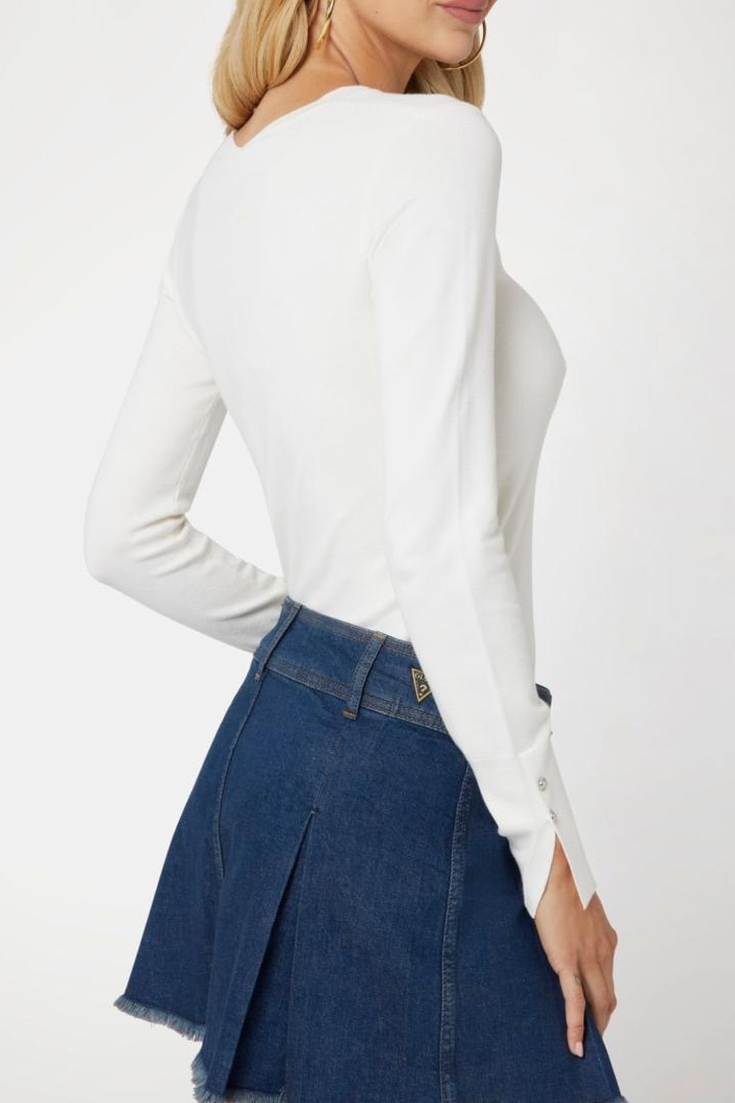ELINOR RN LS SWTR CREAM WHITE 3