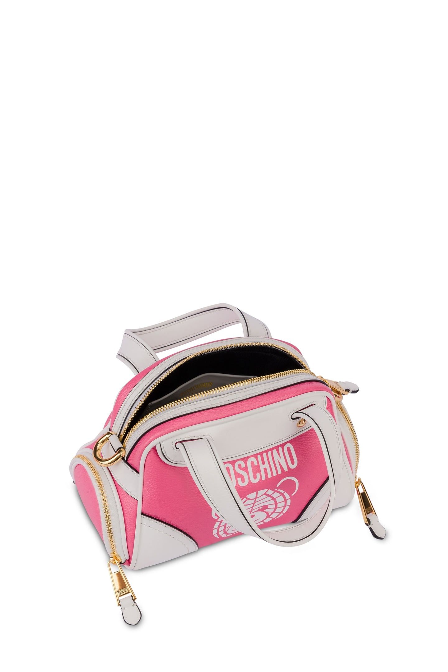 SMALL MOSCHINO TEDDY BEAR HANDBAG PINK 4