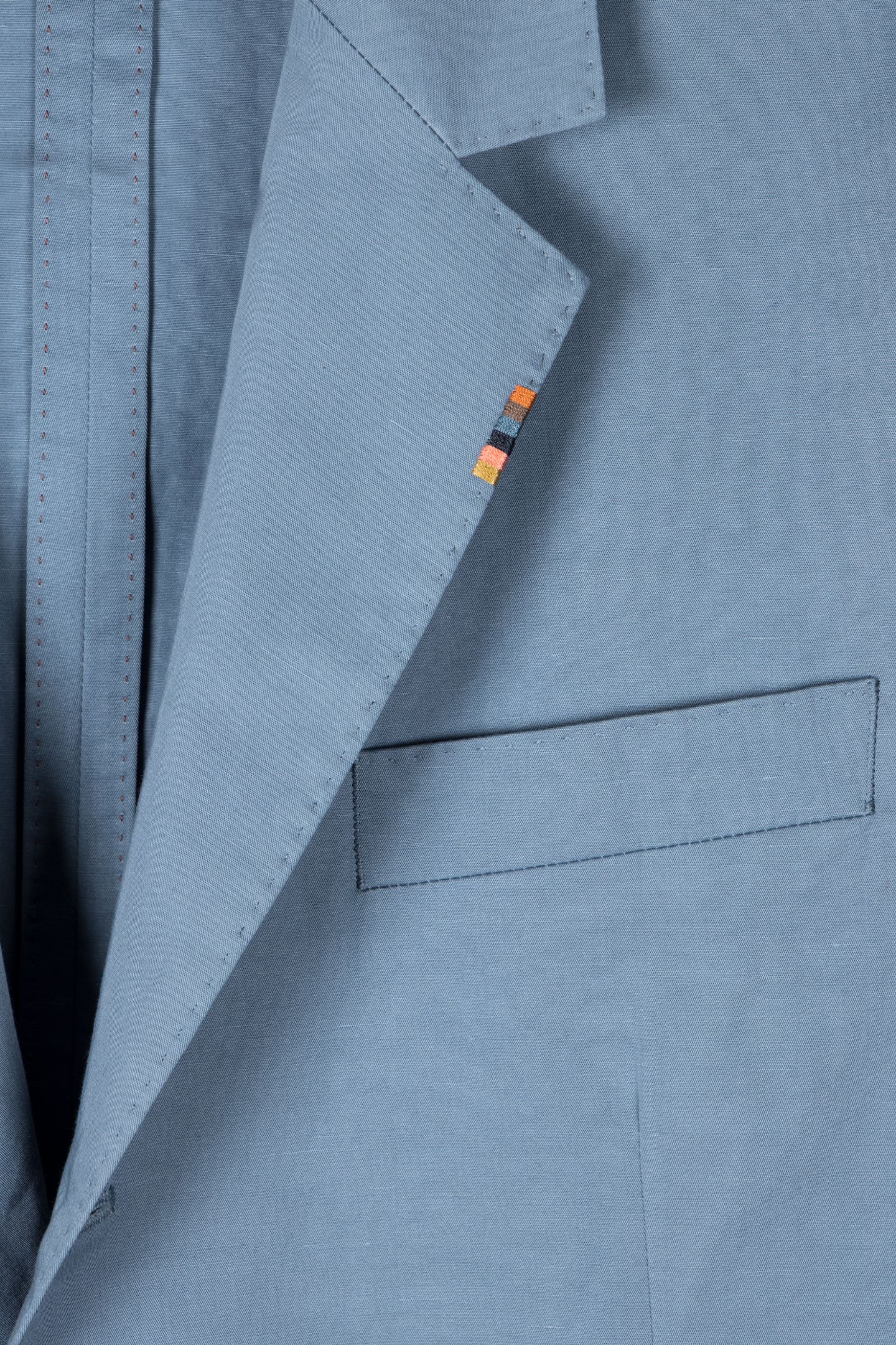 MENS 2BTN SB JACKET GREYISH BLUE 2