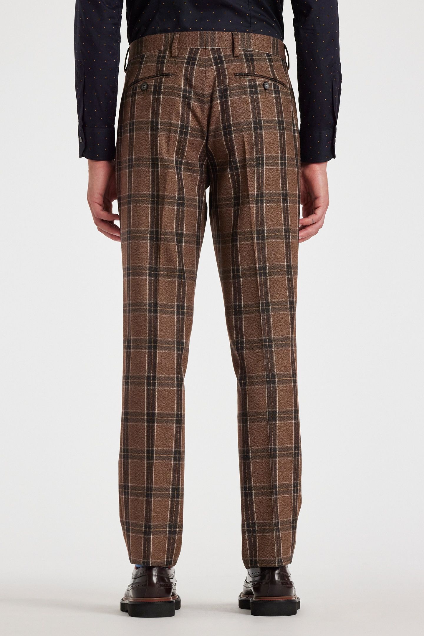 MENS SLIM FIT TROUSER TAN 2