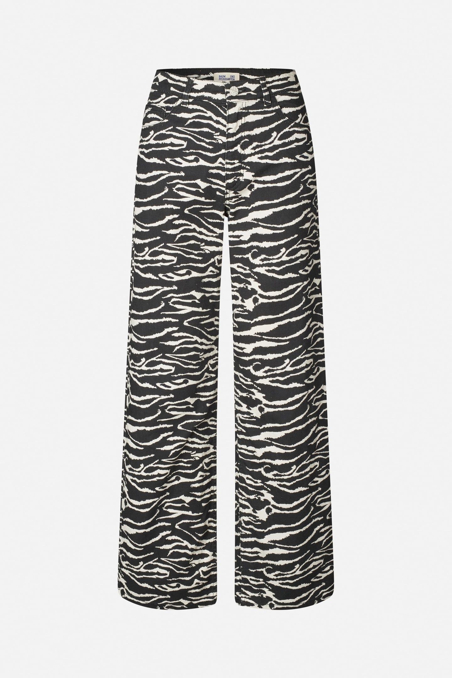 NICETTE PANTS BLACK WHISPER ZEBRA 4