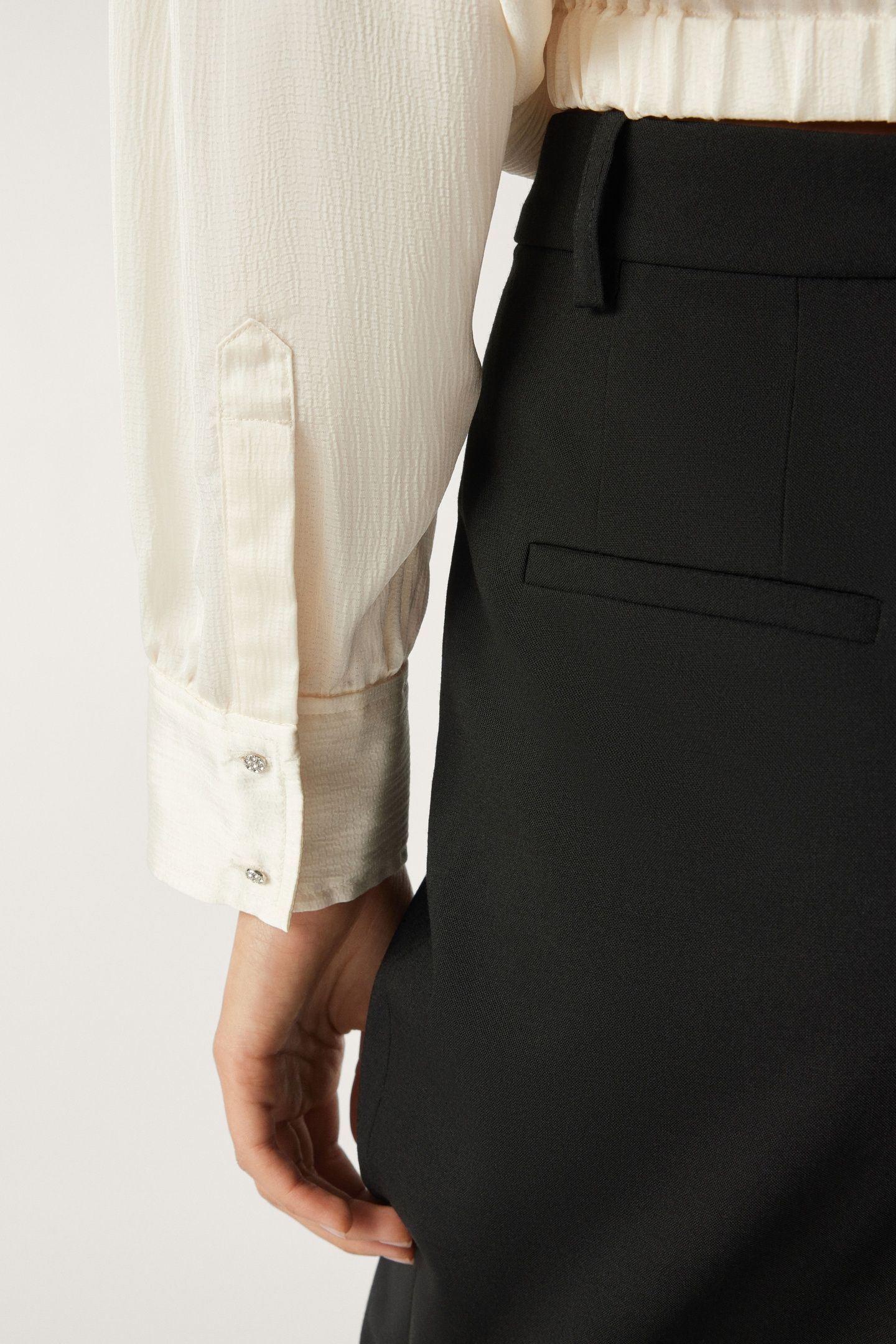 LONG SLEEVES SHIRT ECRU 5