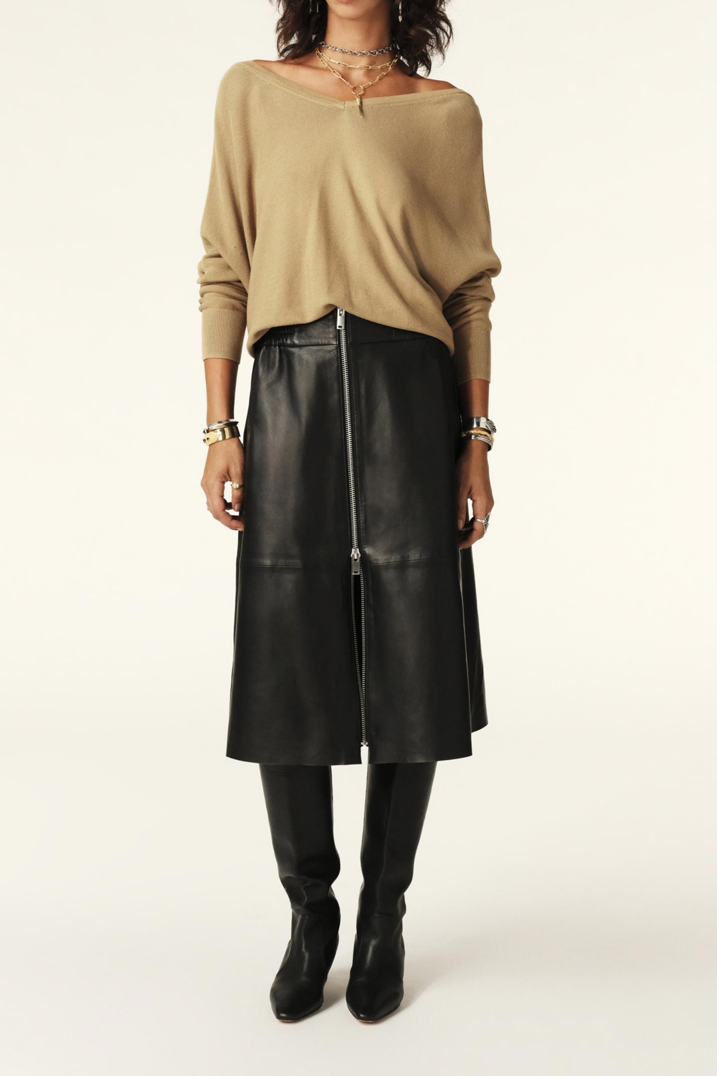 LONG SLEEVES KNIT CAMEL 7