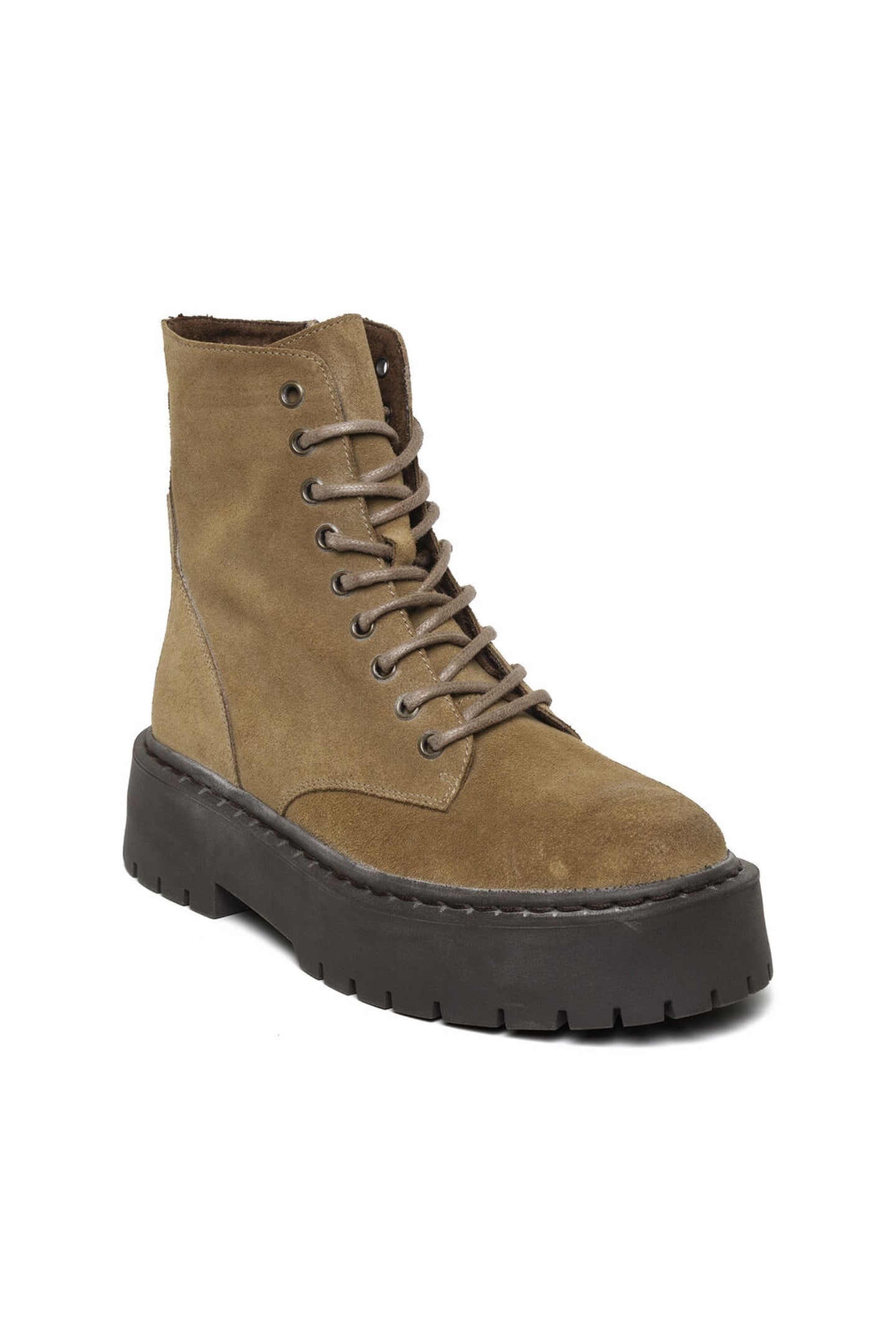 SKYLAR BOOTS TAUPE/BROWN 2