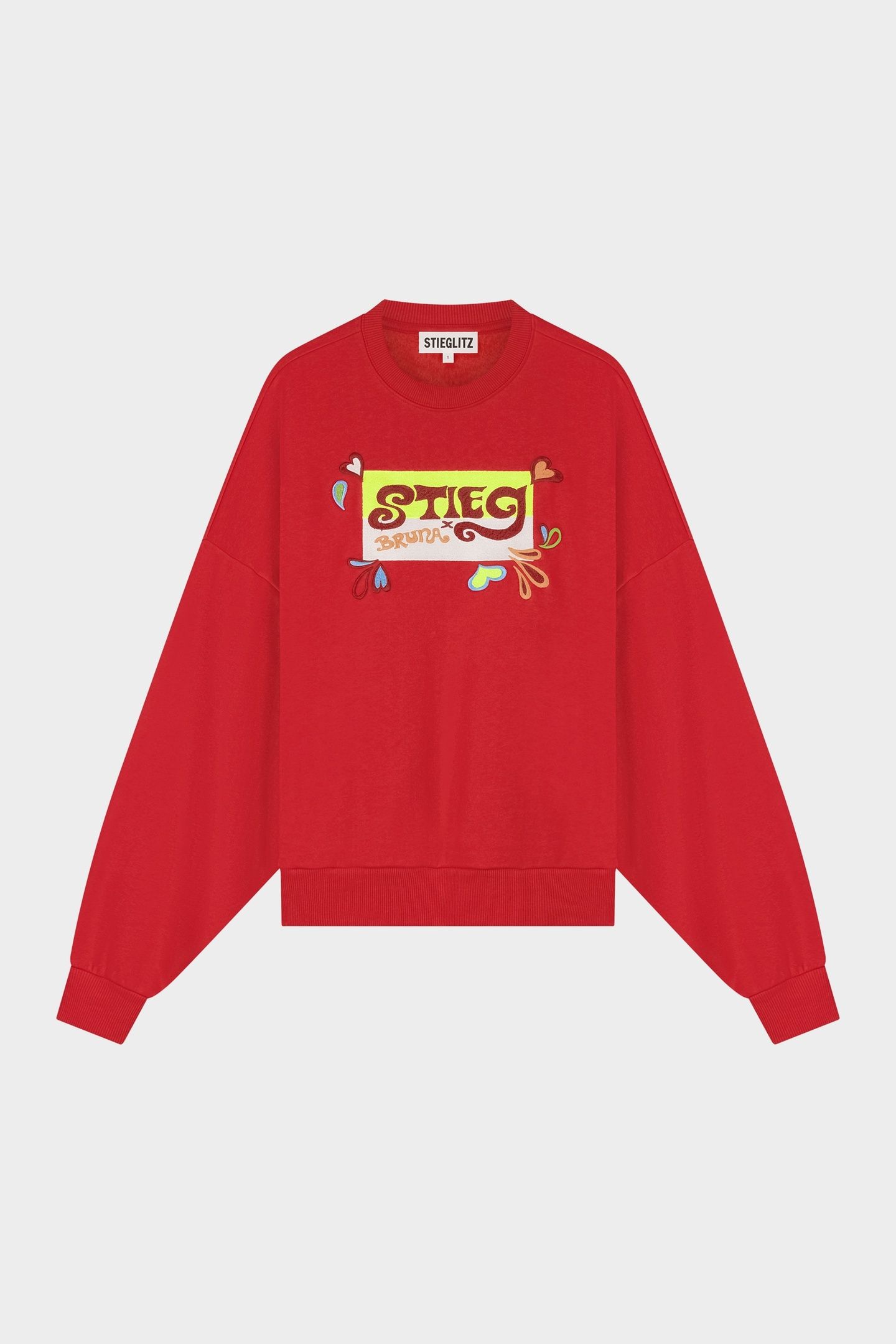 BEIRUT OVERSIZED SWEATER RED 2