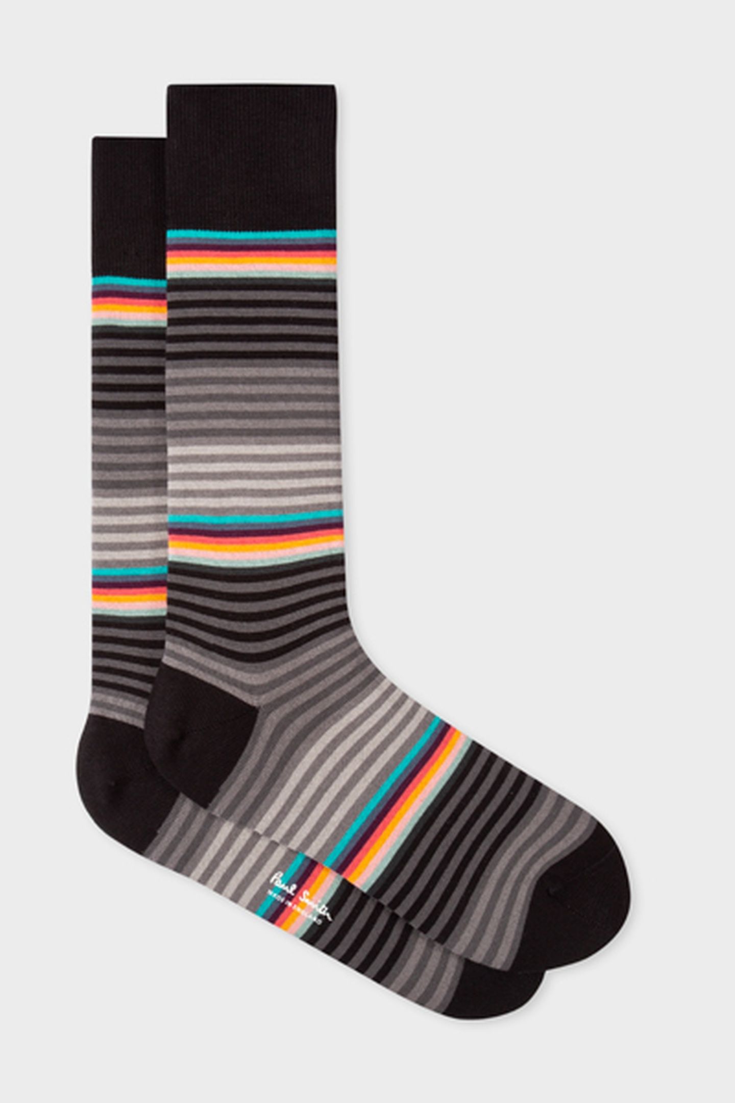 MEN SOCK GRADED BLOCK BLACK 4