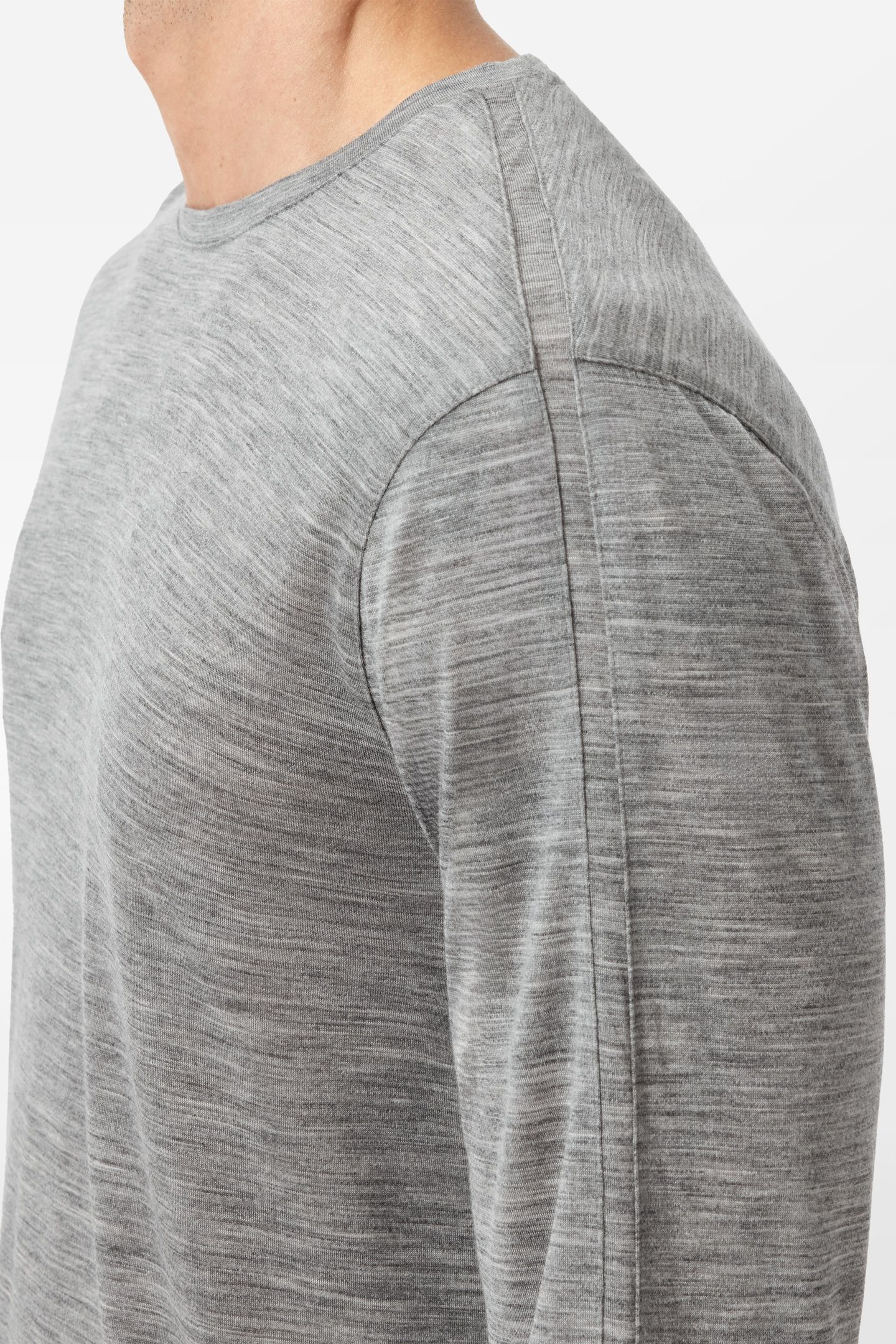 CLEMENTE CREWNECK MED GREY 3