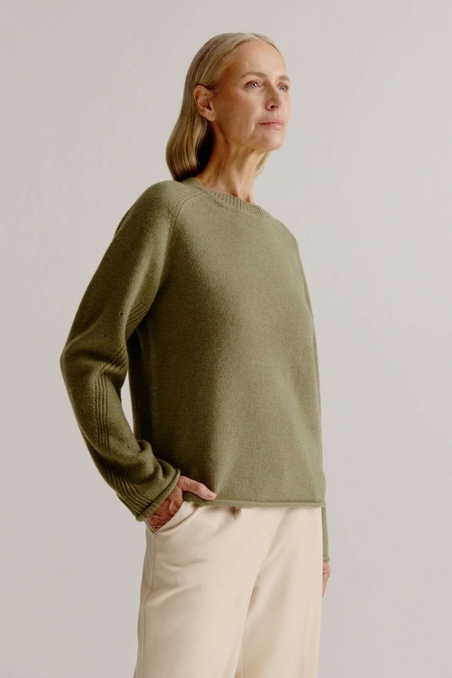 LILLIAN SWEATER MOSS GREEN 4