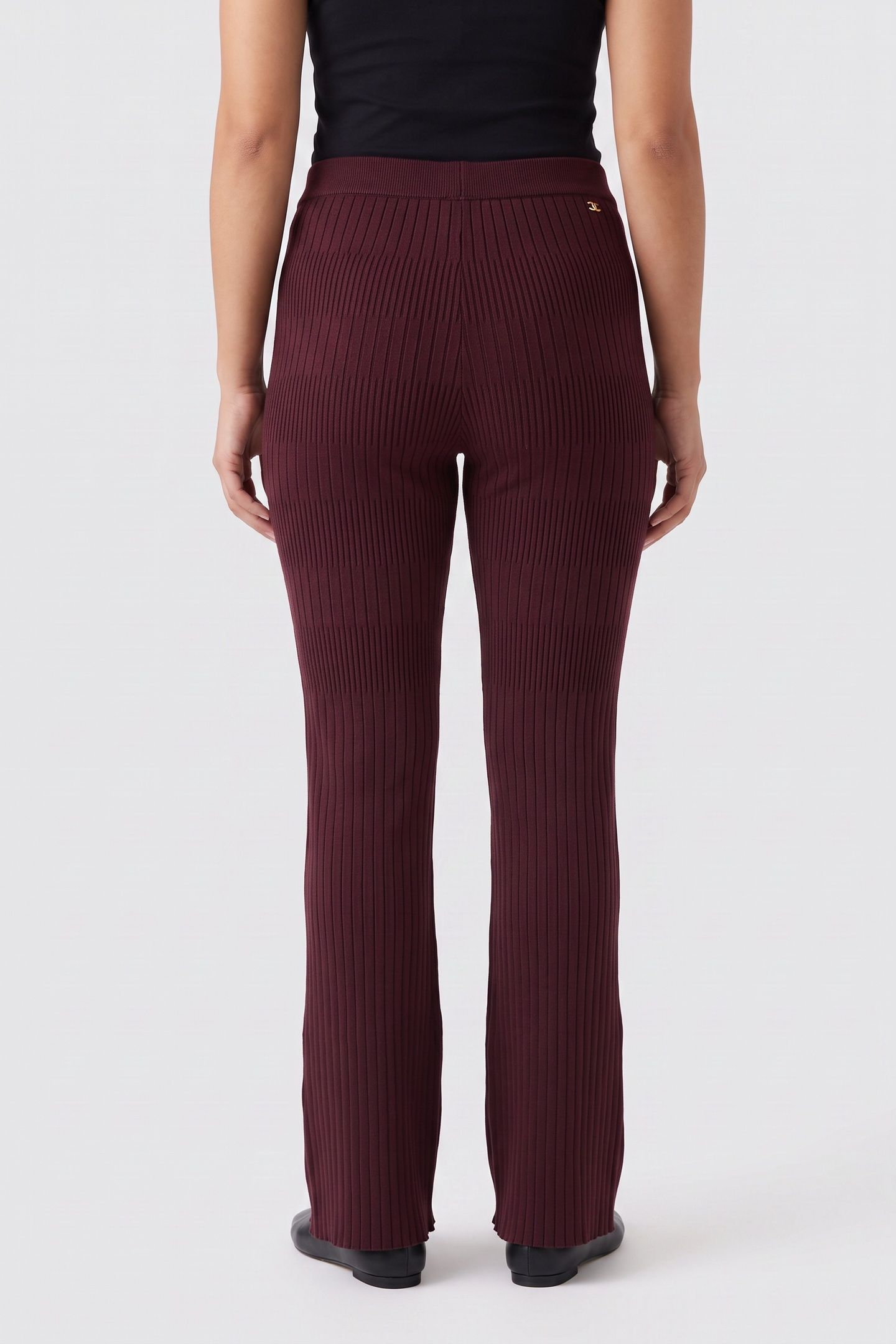 JANET RIBBED PANT SW REGAL PLUM 2