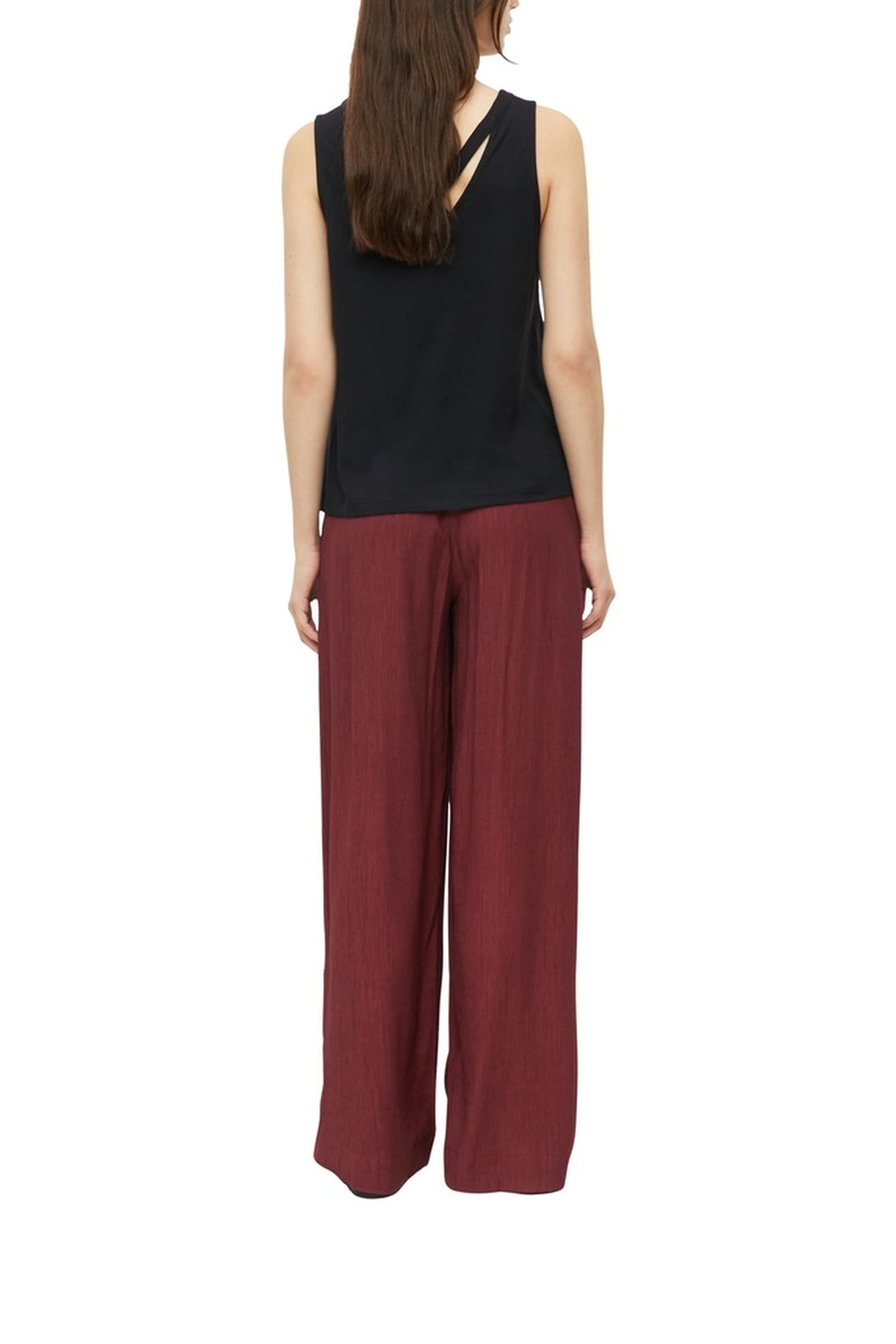 S.OLIVER PANTS BURGUNDY 3