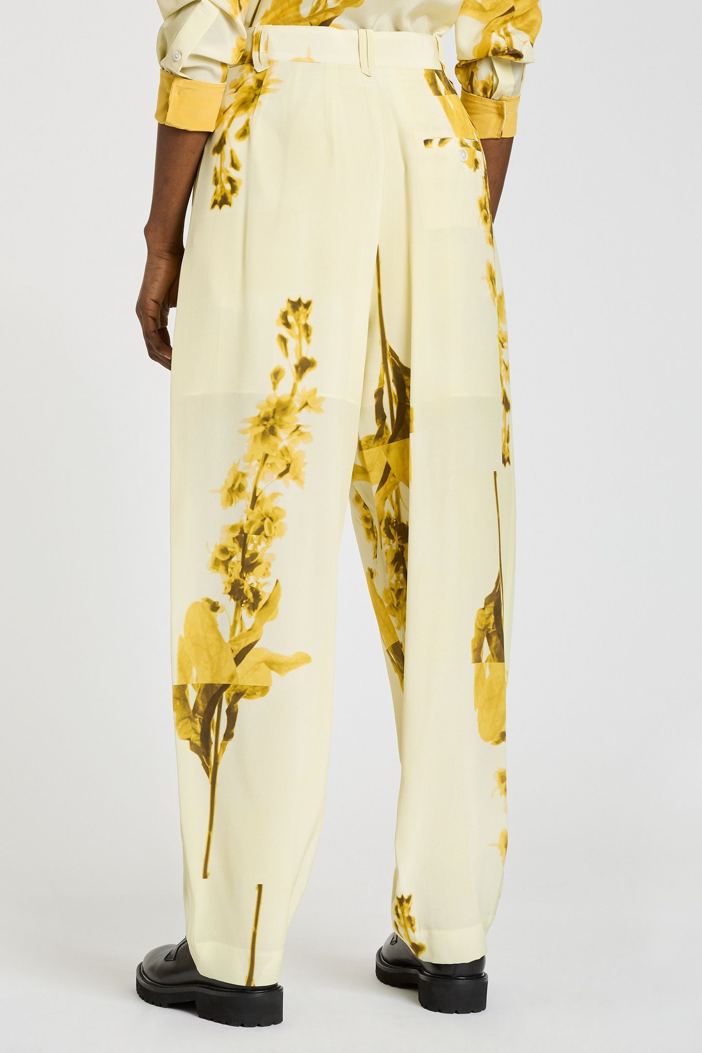 WOMENS TROUSERS YELLOW 3