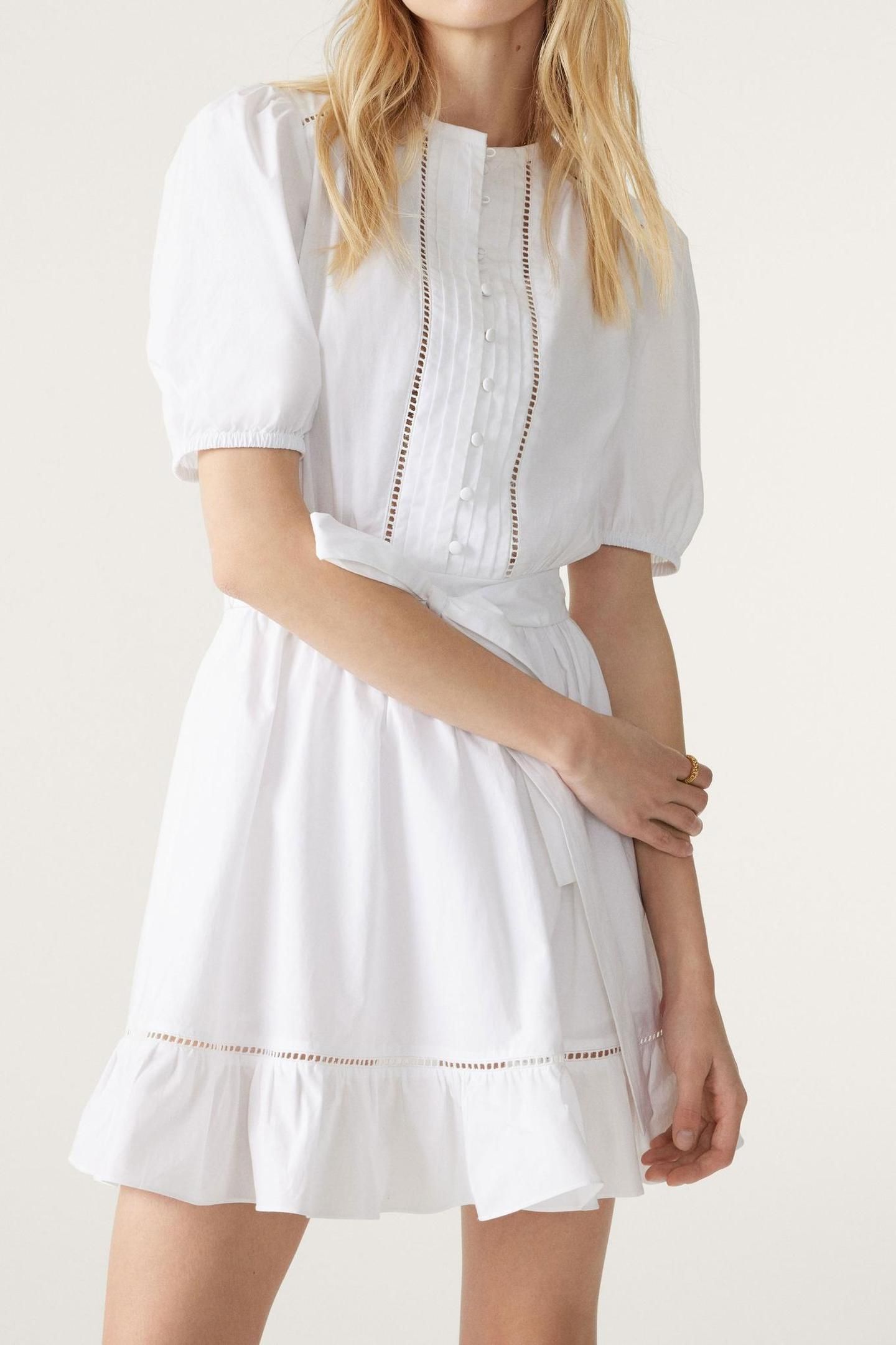 MINI DRESS BLANC 6