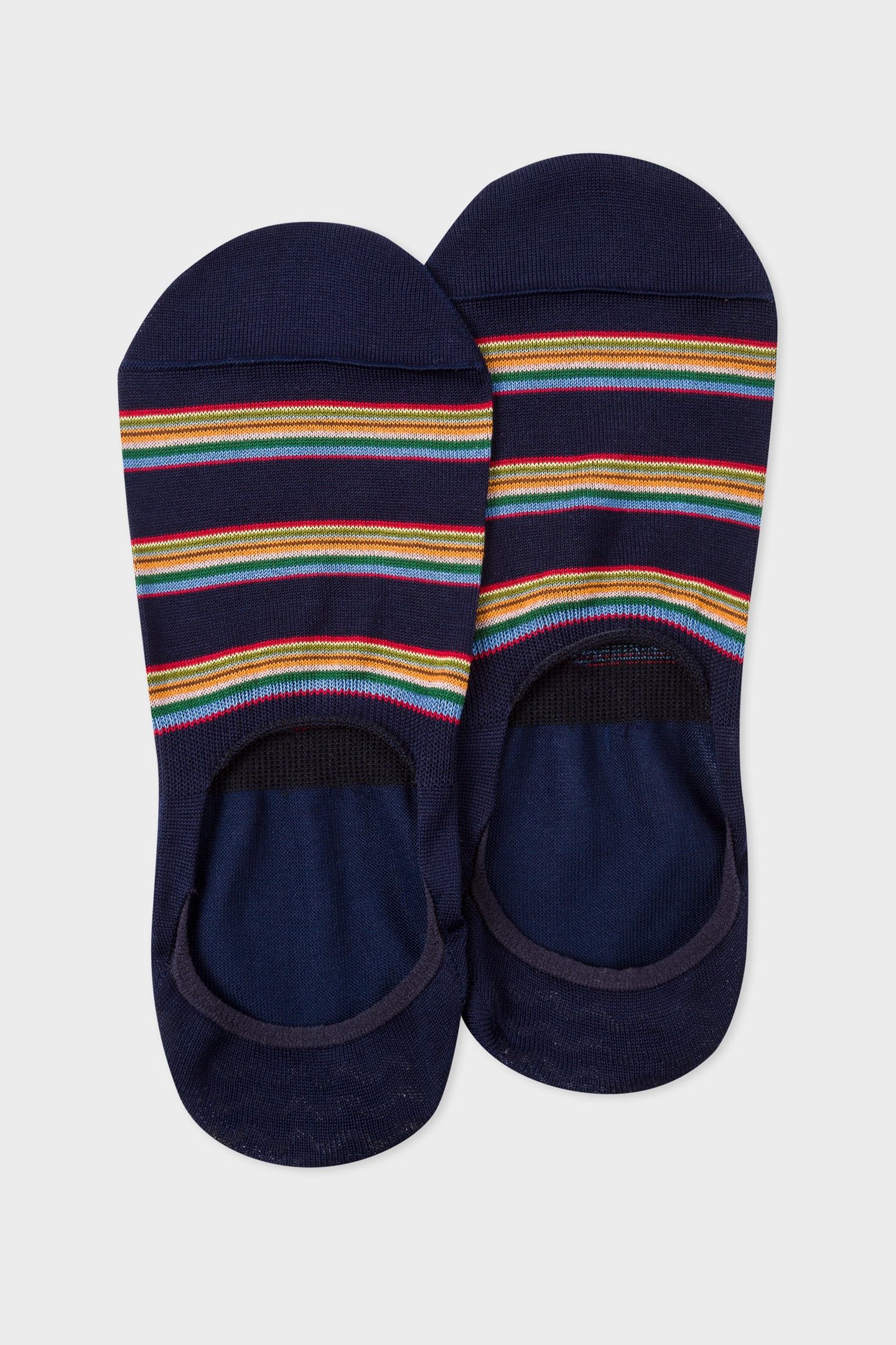 MEN SOCK NO SHW MLT BLK NAVY 2