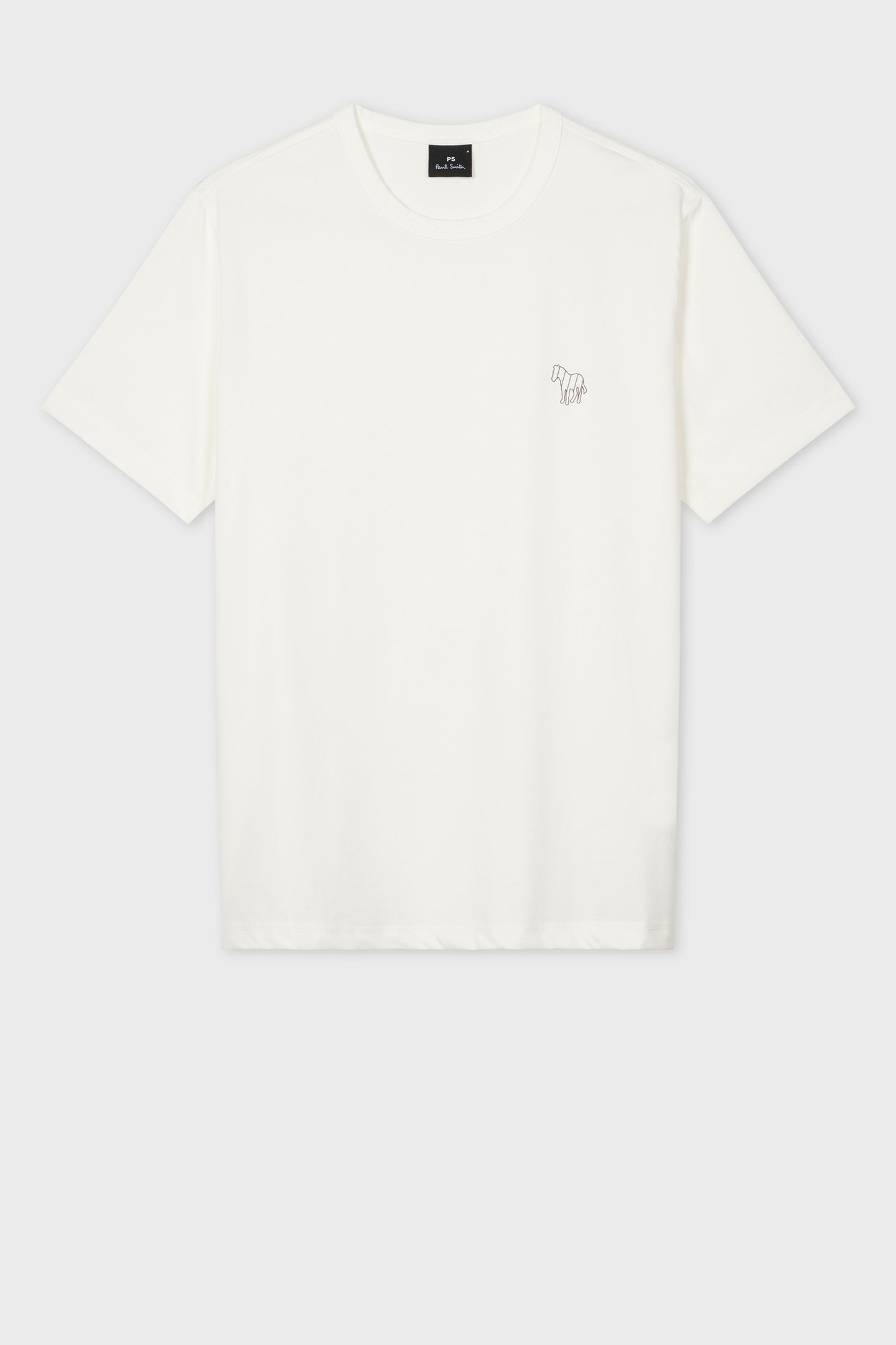 MENS REG FIT SS TSHIRT ZEBRA STRIPE OFF WHITE 2