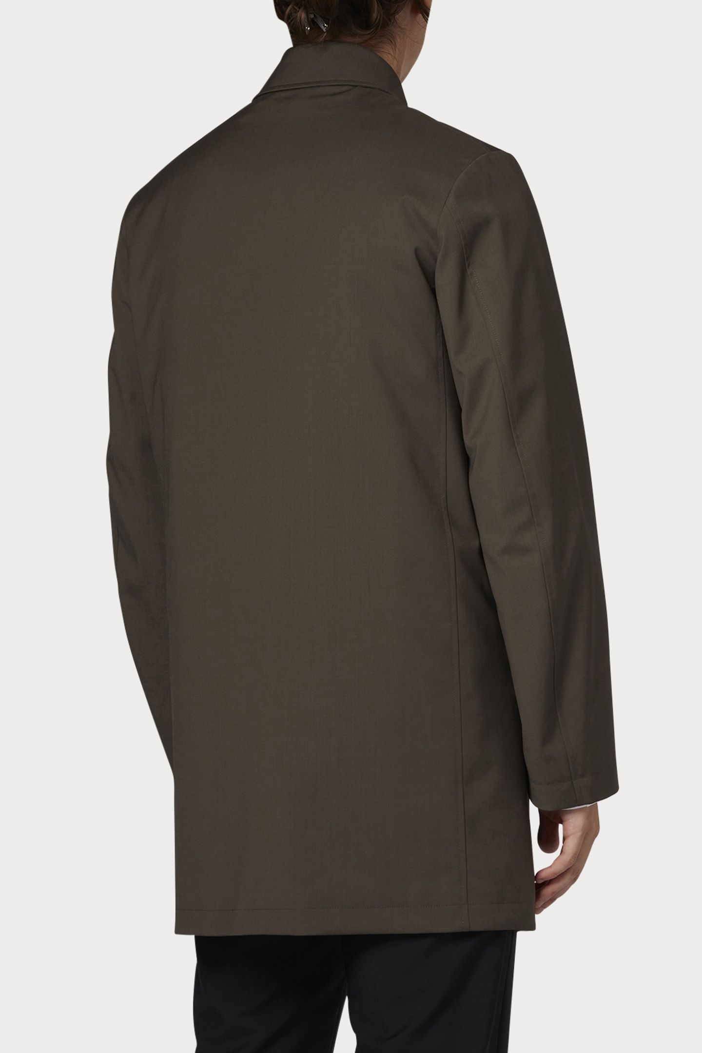 MENS REGULAR FIT COAT WITH GILET SLATE 4