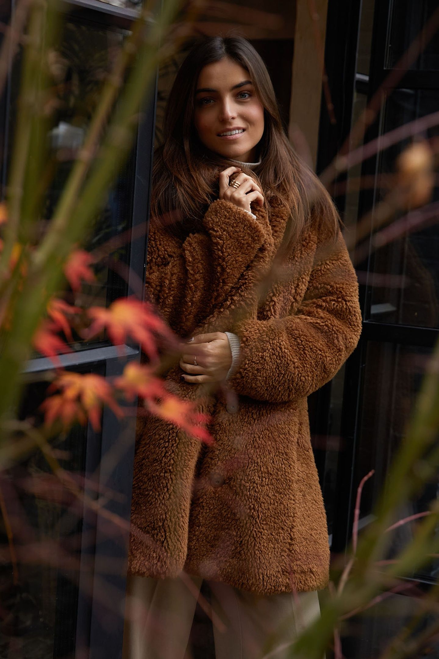 TEDDY COAT 2 POCKETS BROWN 4