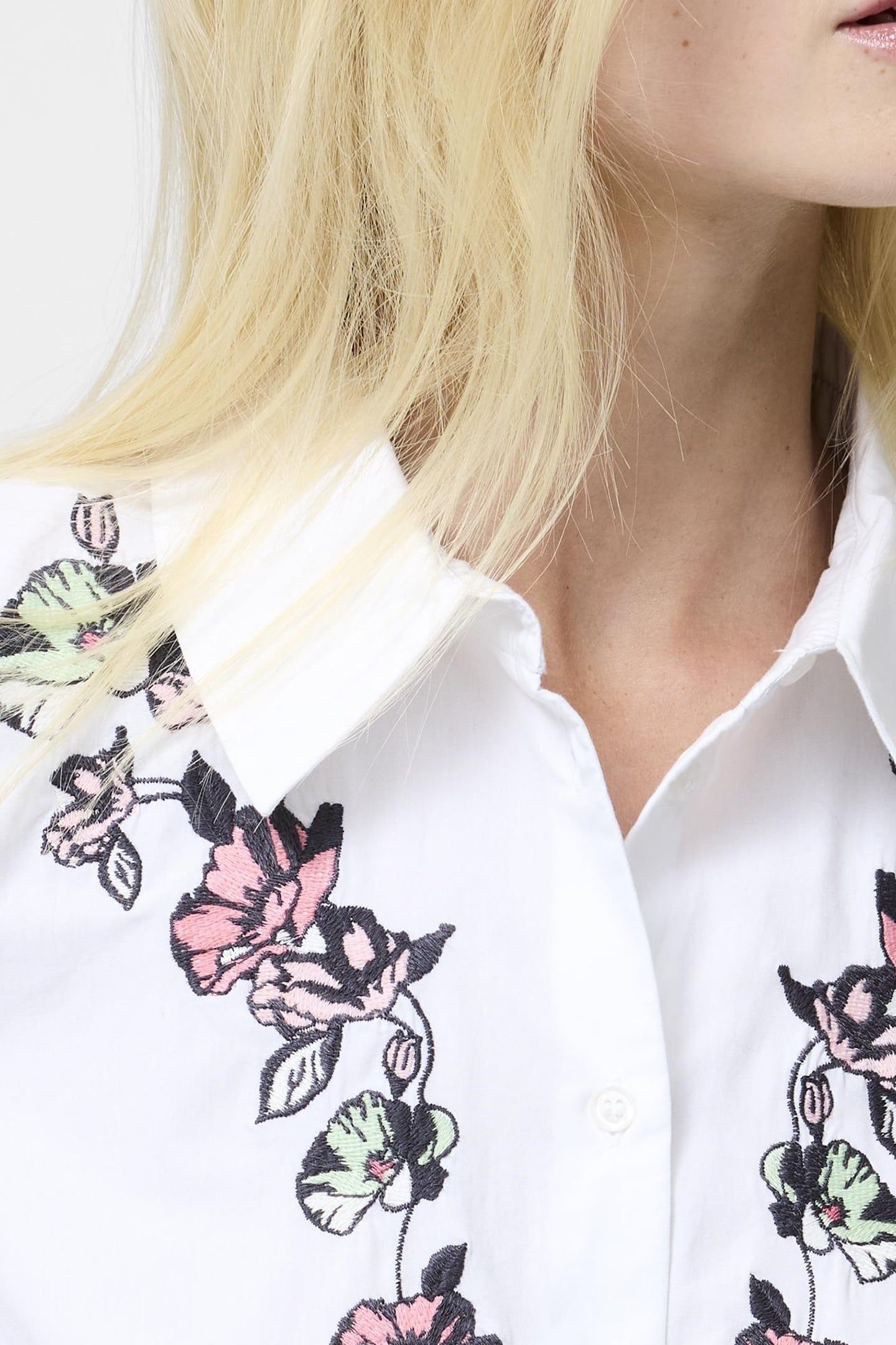 CAMBRIA ELLIE EMB SHIRT CREAM/MG/PINK/BLOSSO 4