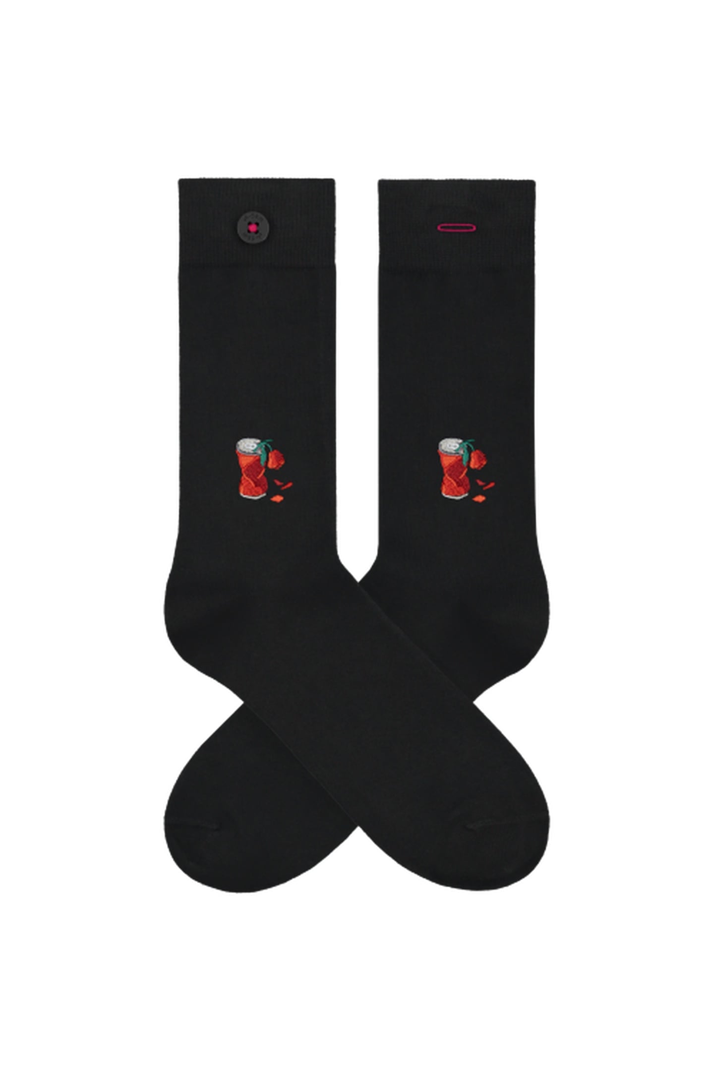 A-DAM 3-PACK CASUAL SOCKS SODA ROSE DEEP BLACK 2