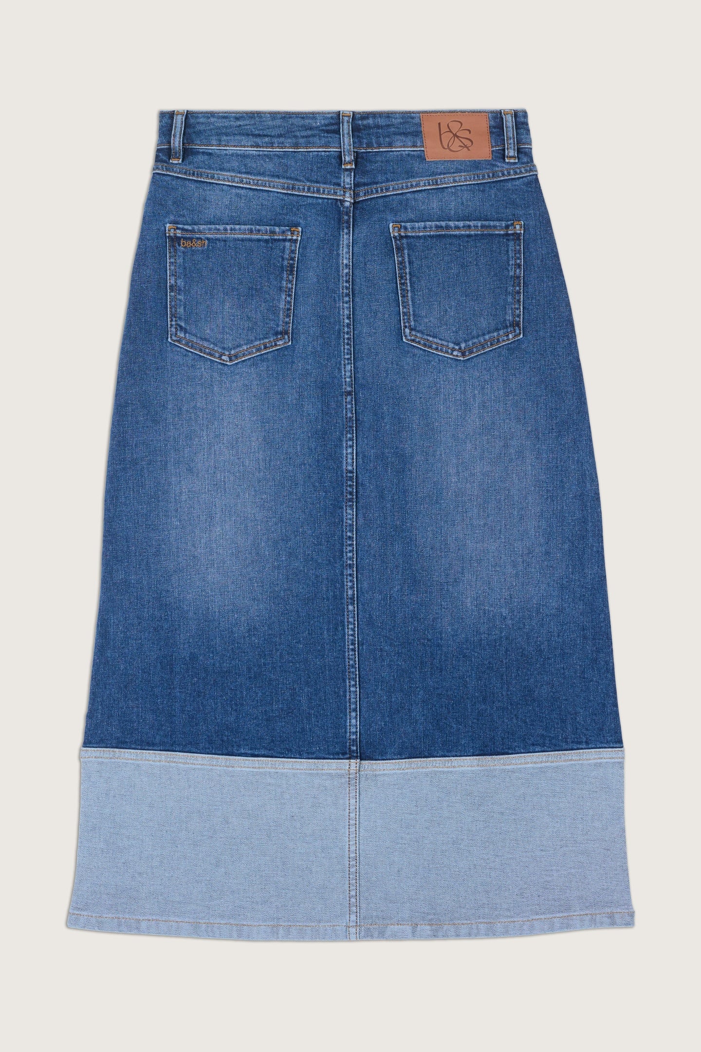 MID-LENGTH SKIRT BLUE 5