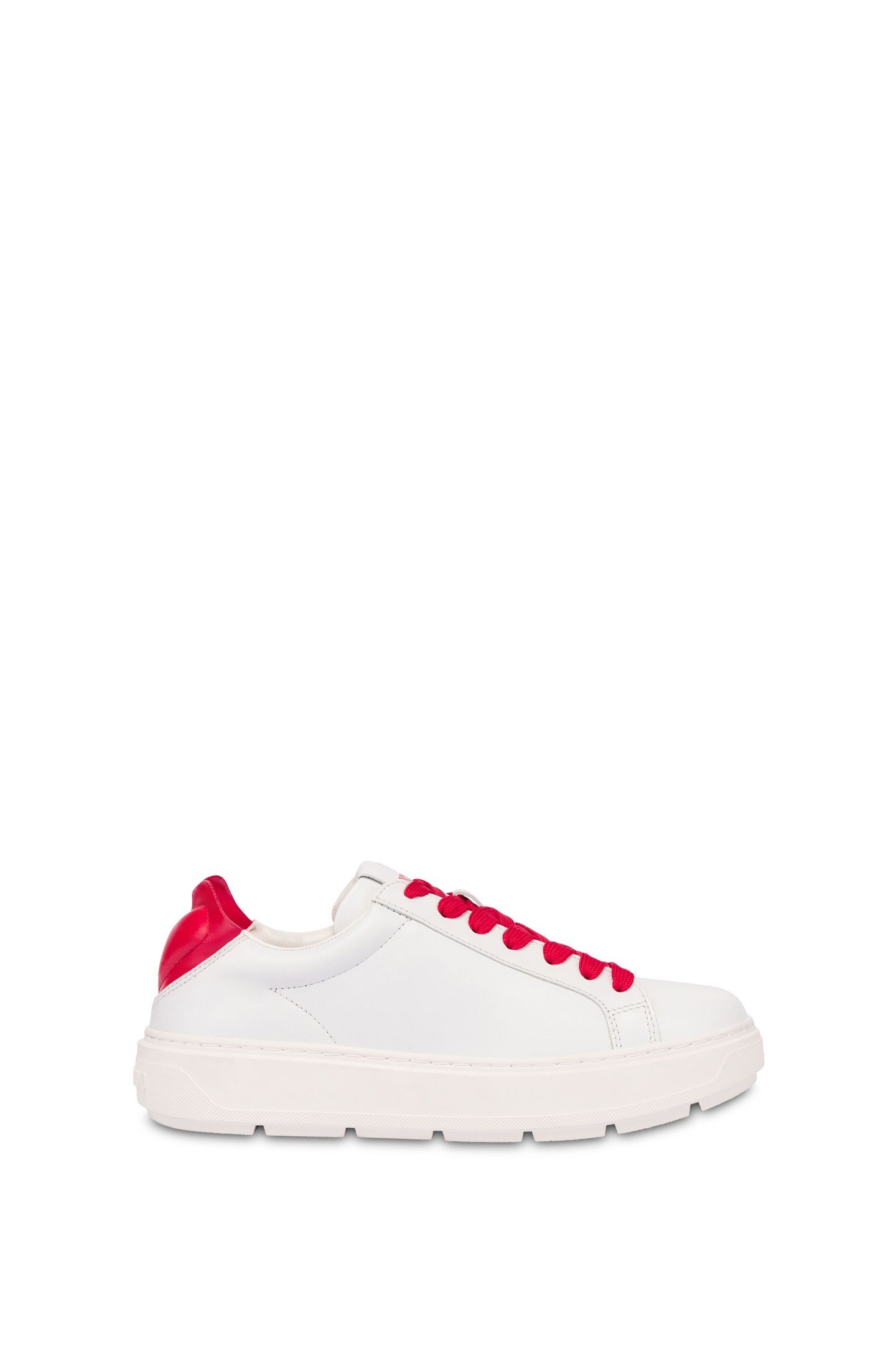 NAPPA LEATHER AND LAMBSKIN SNEAKERS WHITE 1