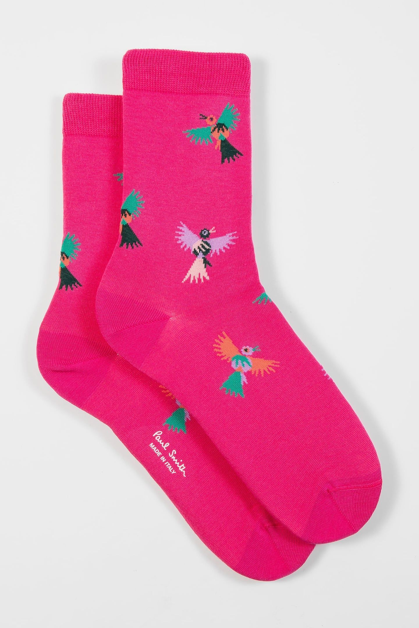 WOMEN SOCK WENDY BIRD FUCHSIA 4