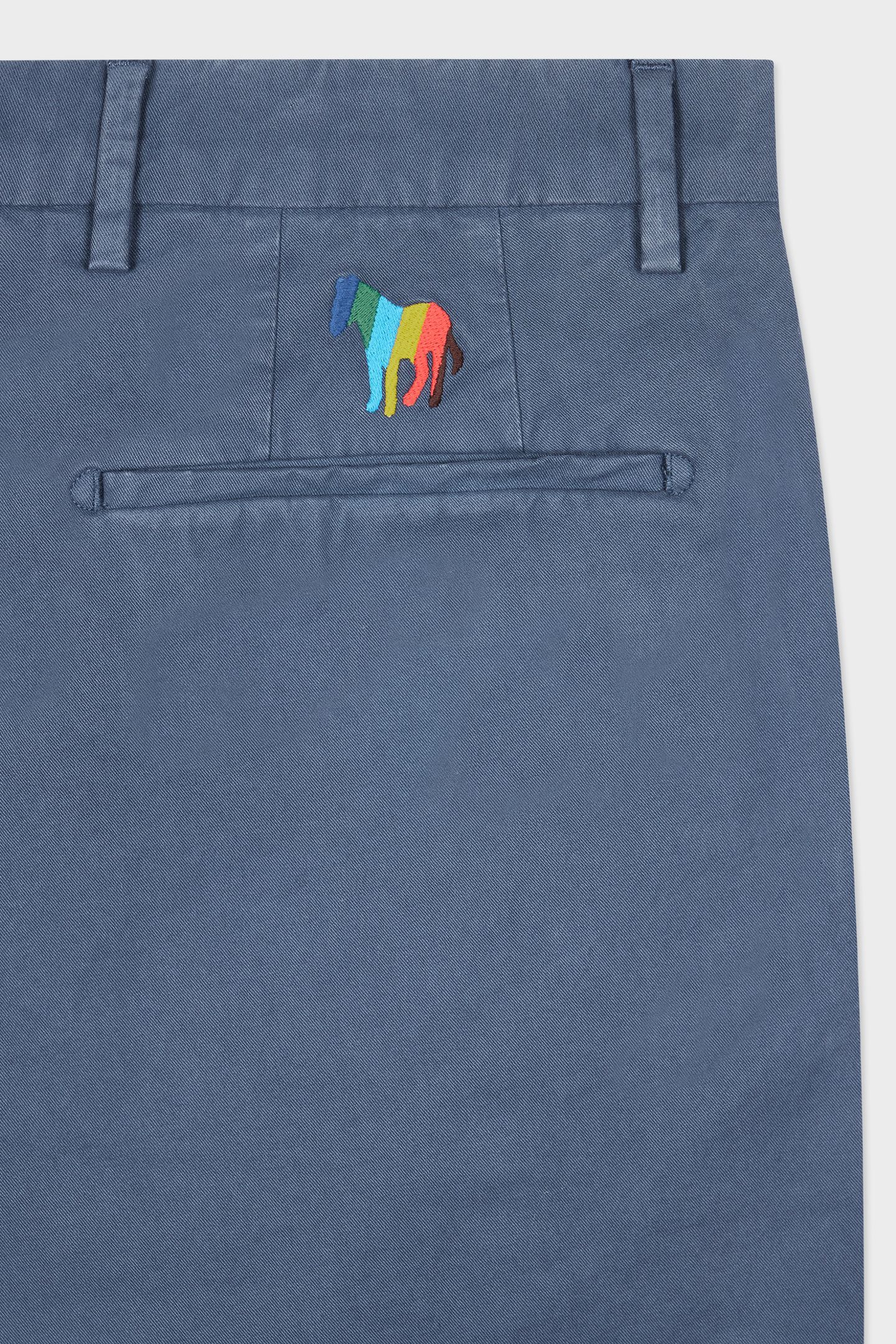 MENS MID FIT CLEAN CHINO BS ZEBRAEMB SLATE 3