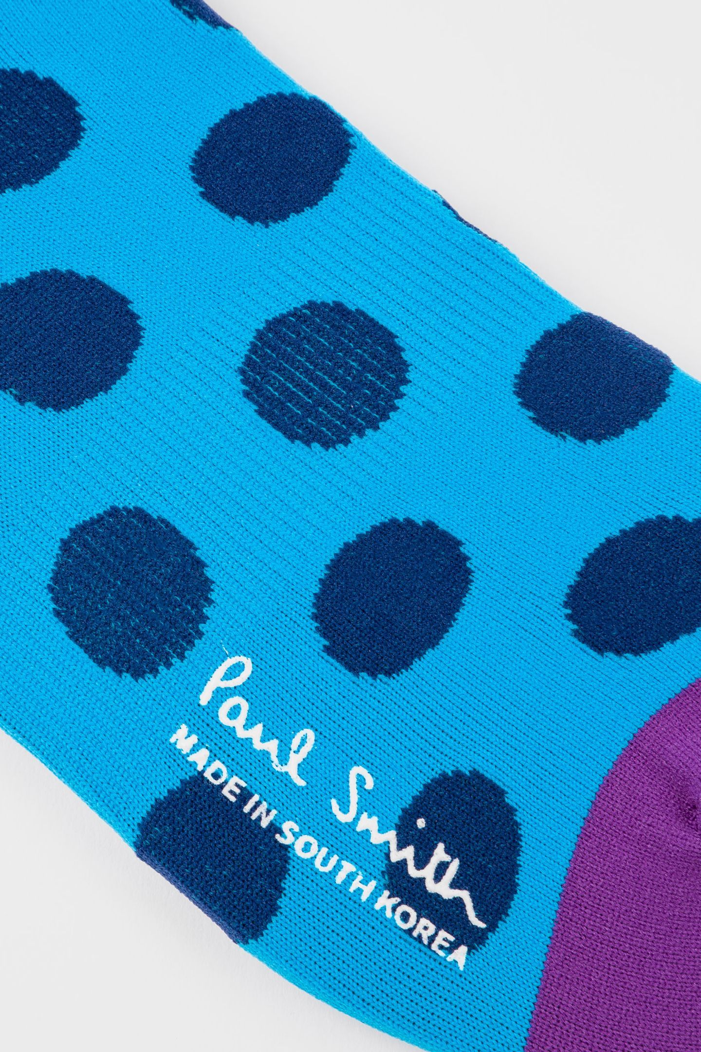 MEN CYCLE SOCK POLKA TURQUOISE 5