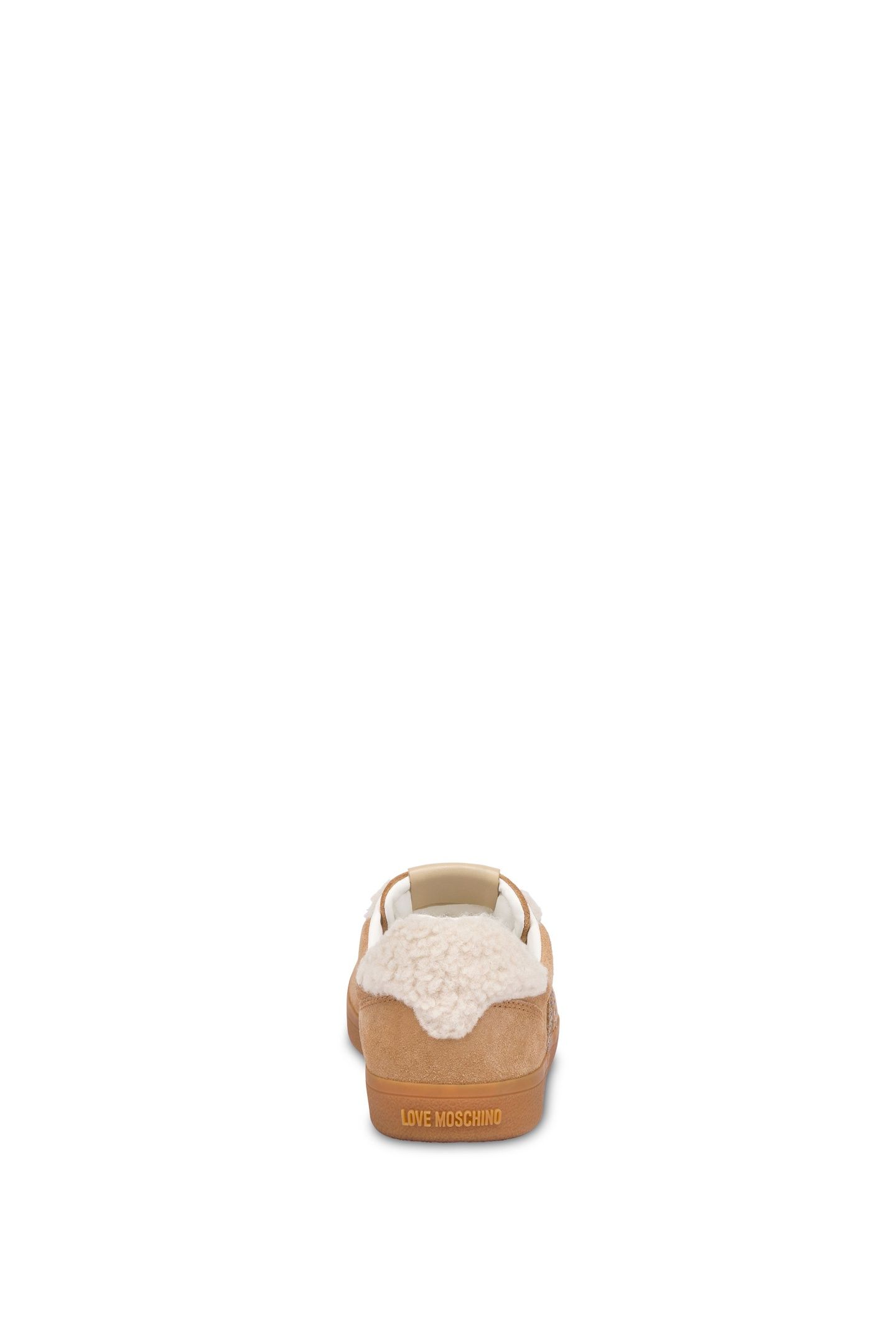 BEIGE LOW-TOP SNEAKERS WITH HEART BEIGE 4