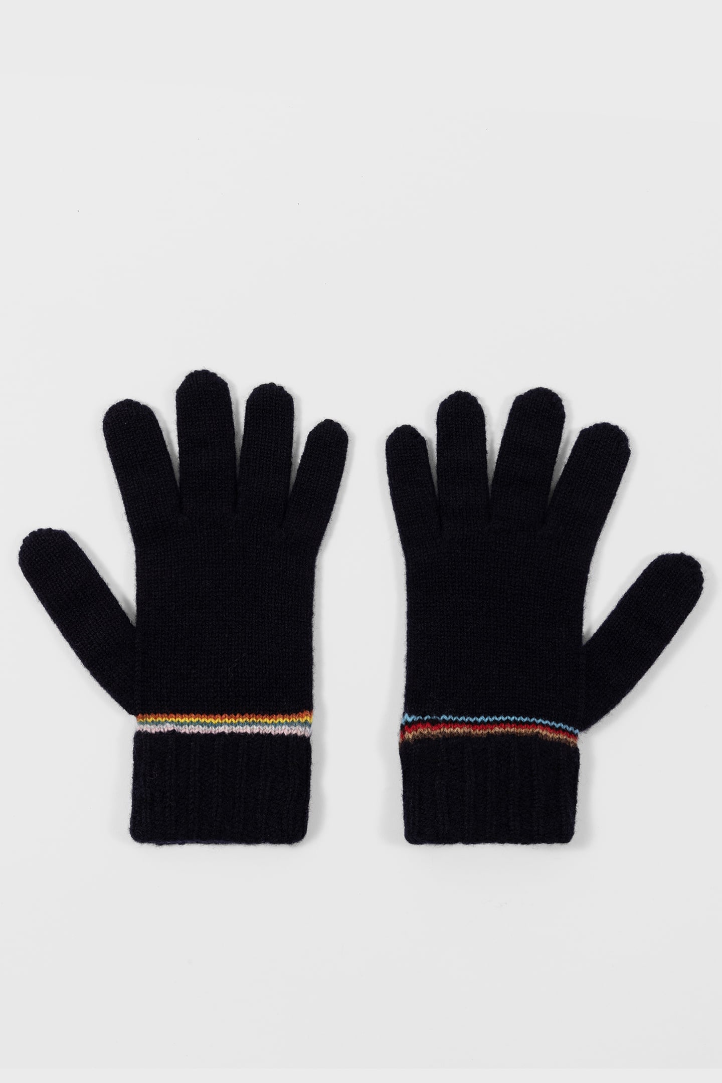 MEN GLOVE SIG BLOCK STRPE NAVY 1