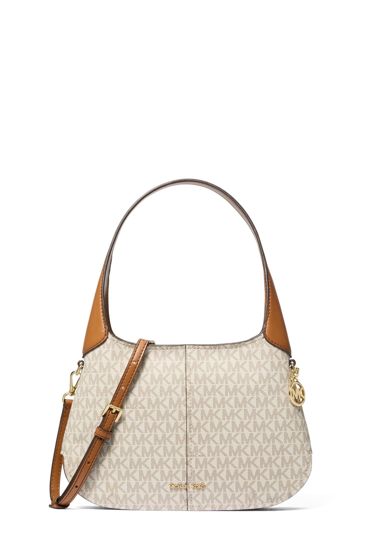 SMALL TOP ZIP SHOULDER VANILLA/ACORN 1