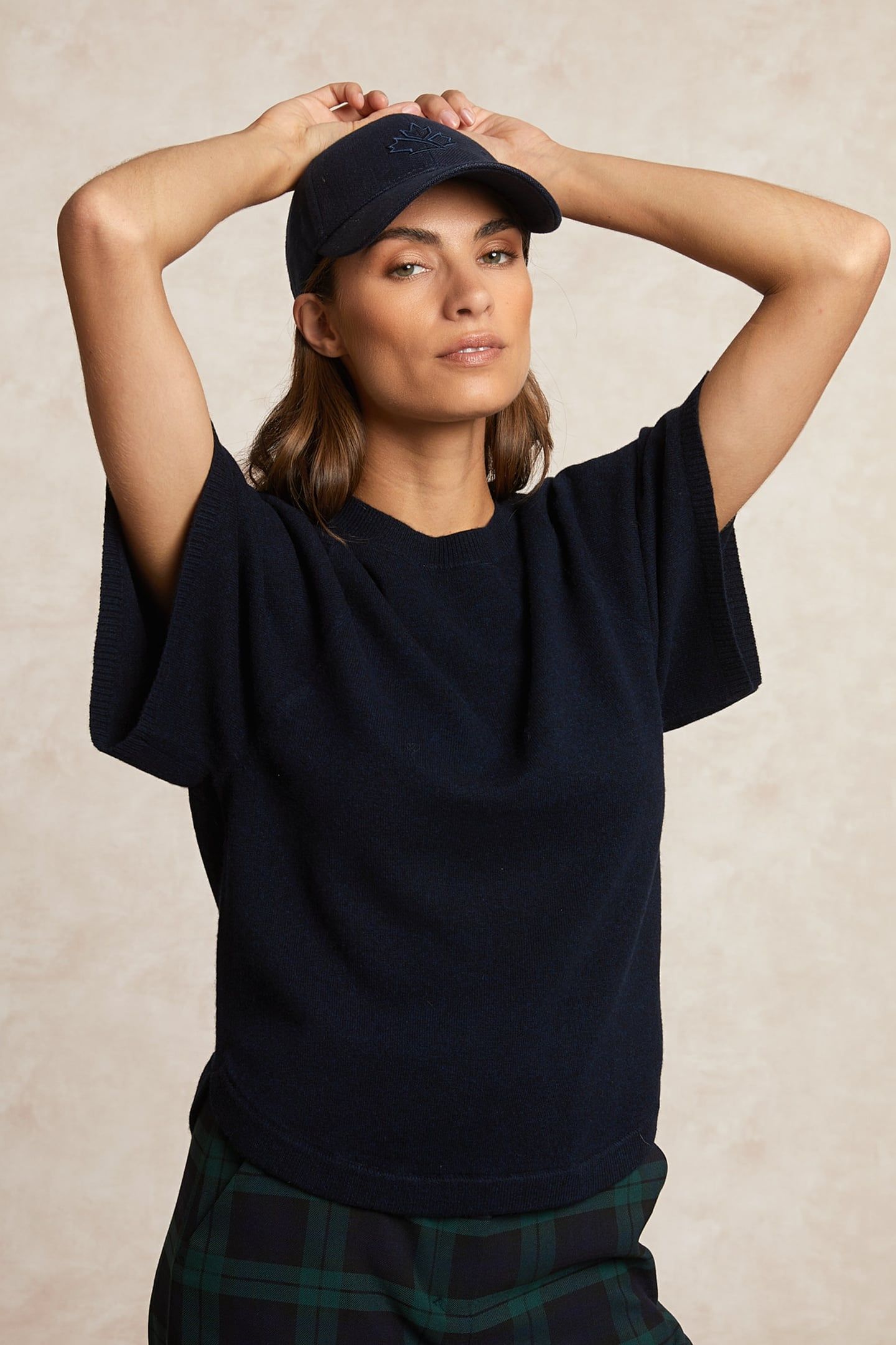 BASIC CREW NECK WIDE SS BLUE 1