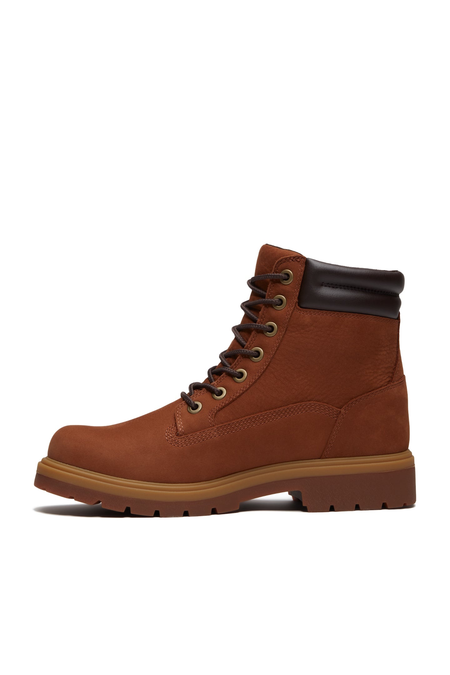 6 INCH LACE UP WATERPROOF BOOT RUST NUBUCK 7