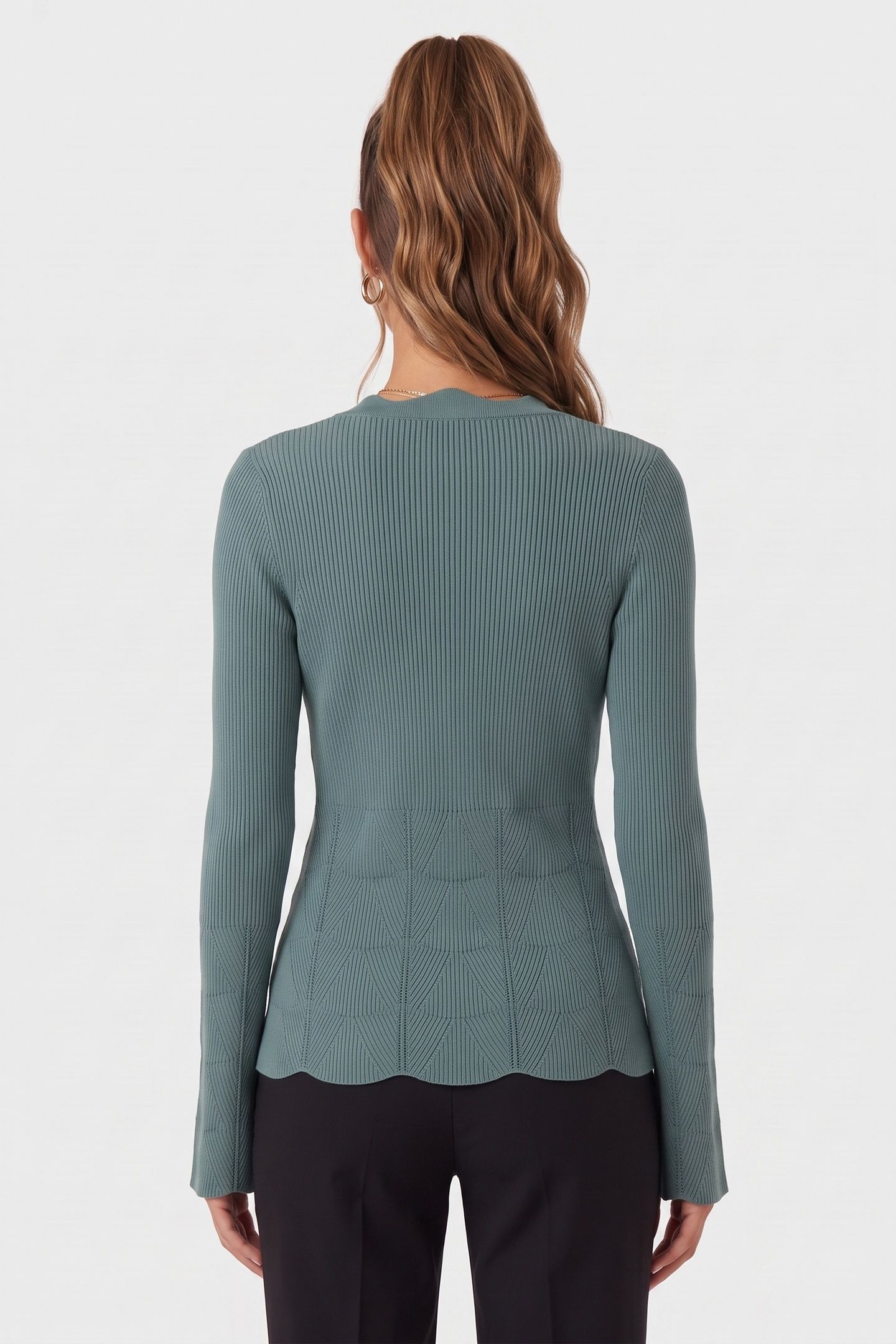 X JODI CARDIGAN TURQUOISE 2