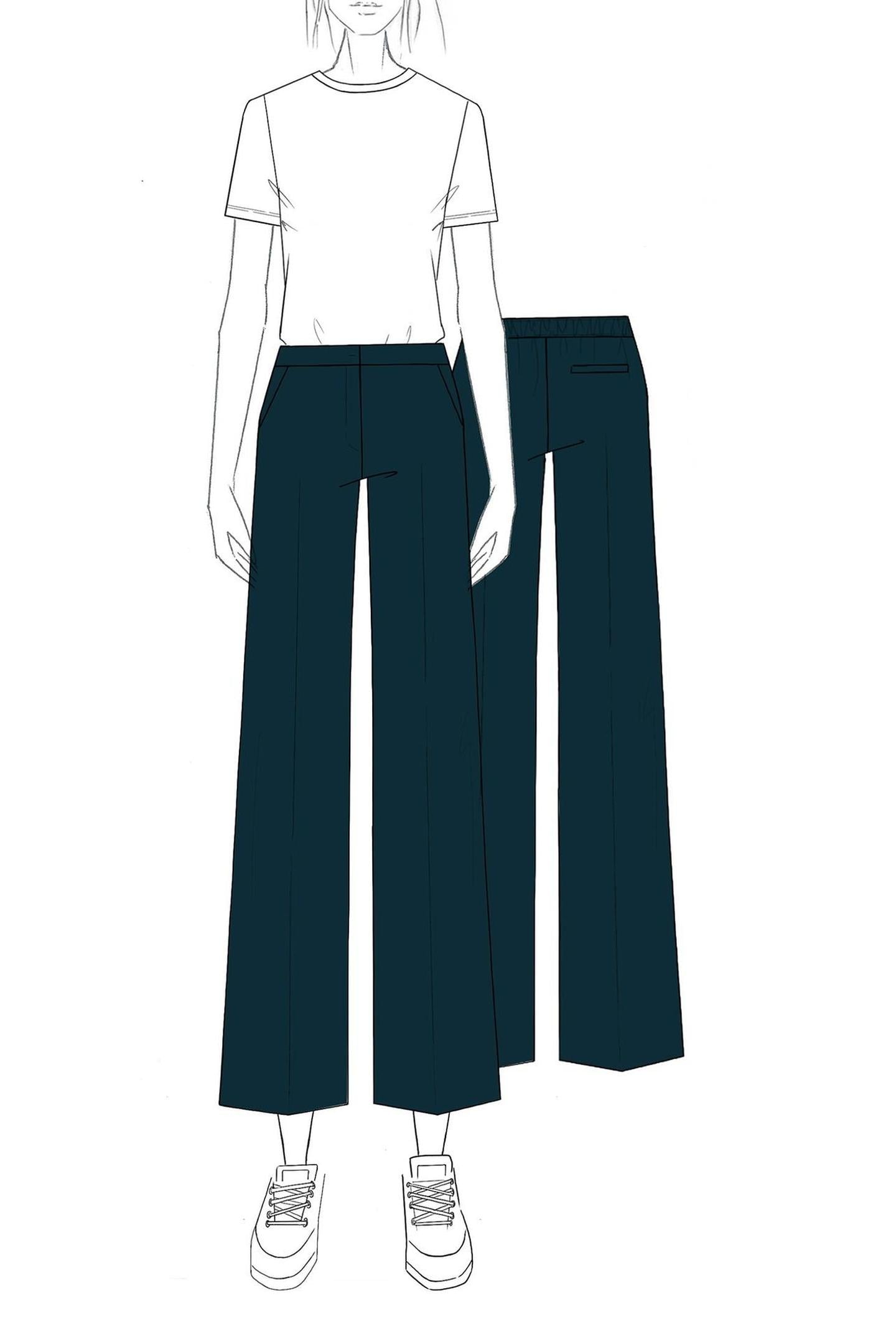 WOMENS TROUSERS INDIGO 1