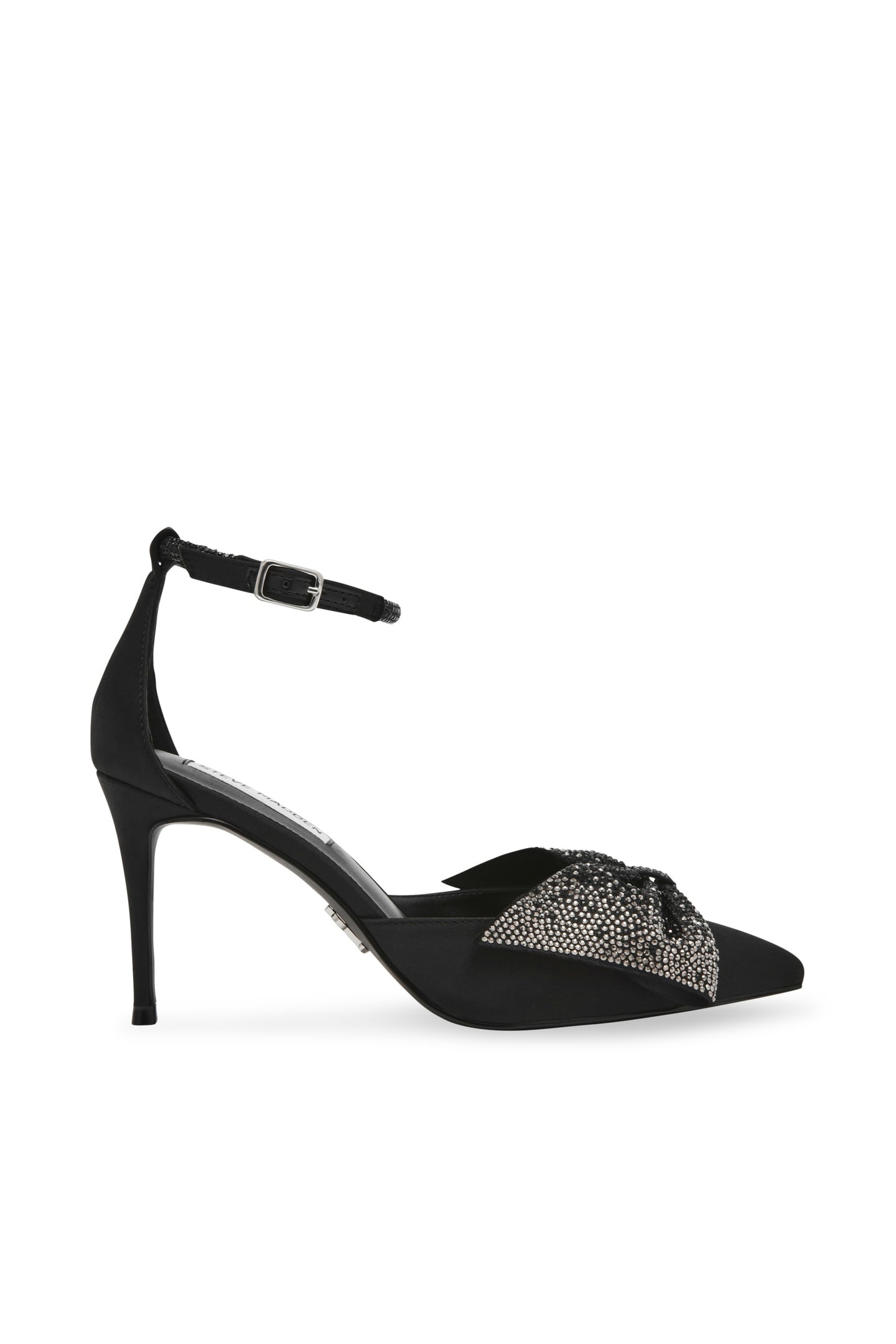 LILYANN-E SANDALS BLACK SATIN 1