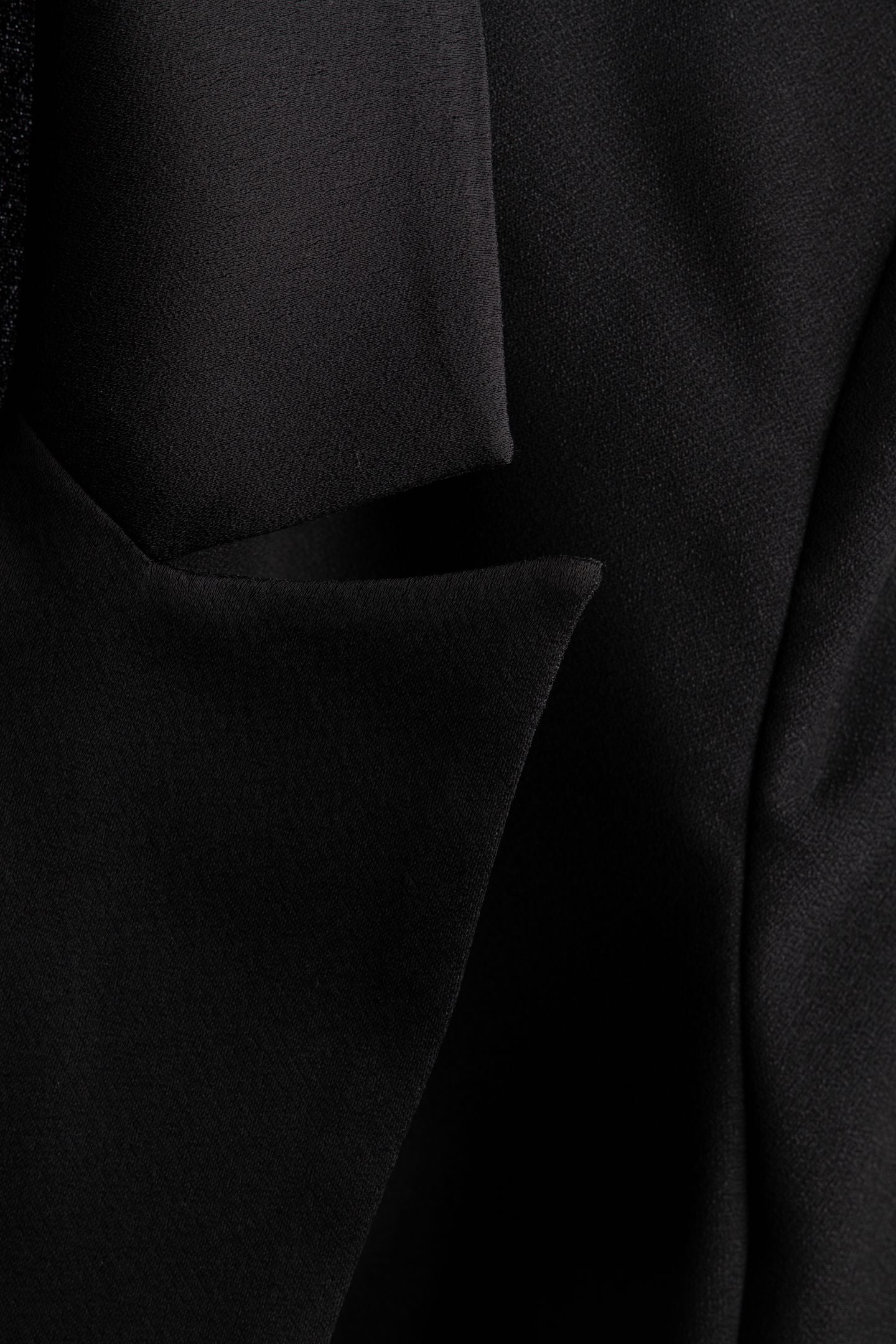 VITTORIA WRAP BLAZER JET BLACK A996 4