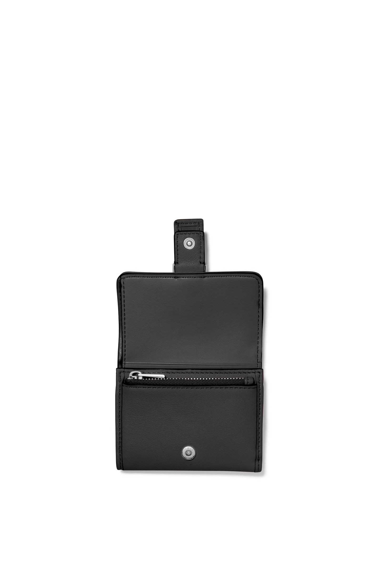 SMALL TRIFOLD WALLET BLACK 2