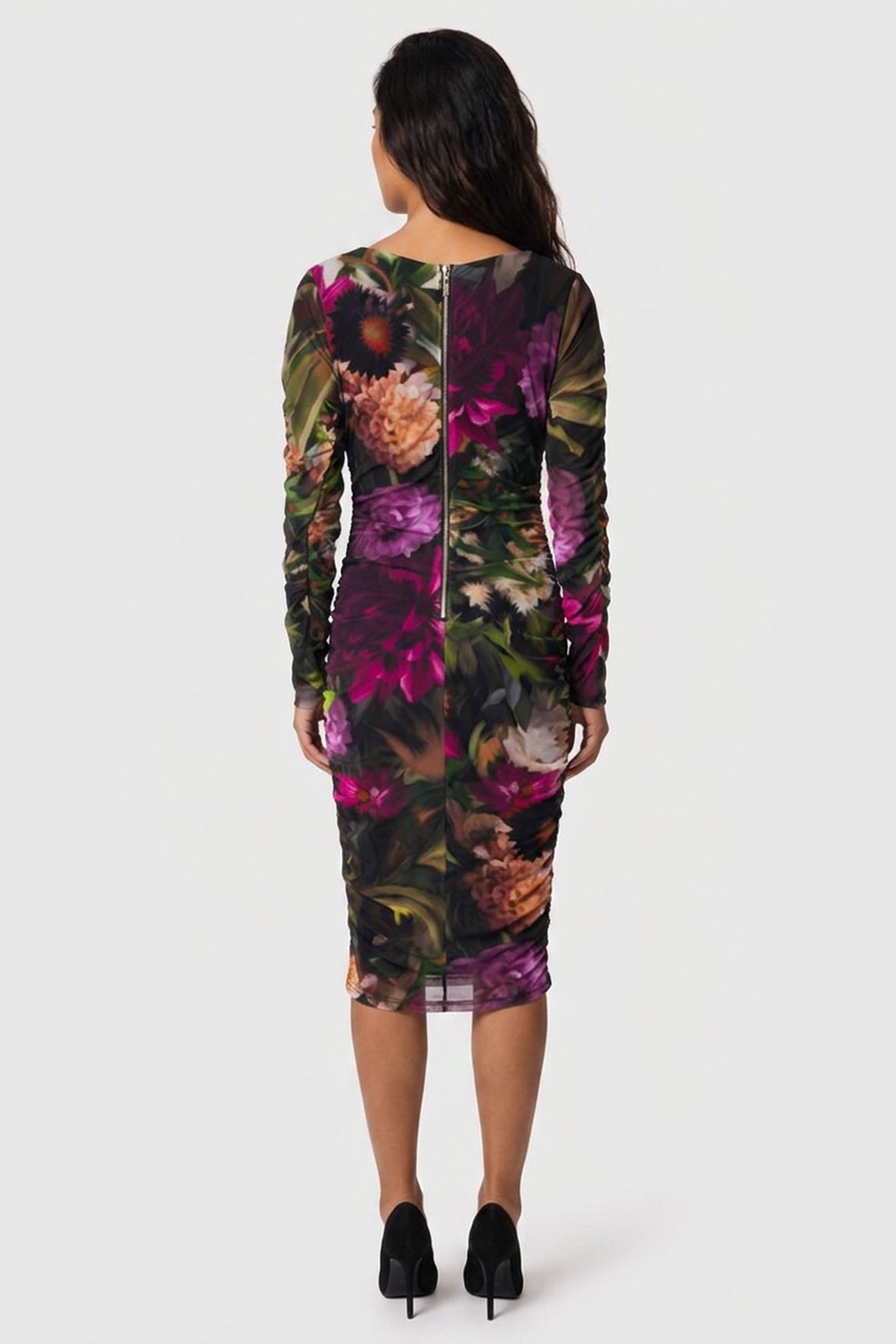 SANDY LS MIDI DRESS WILDWOOD 2