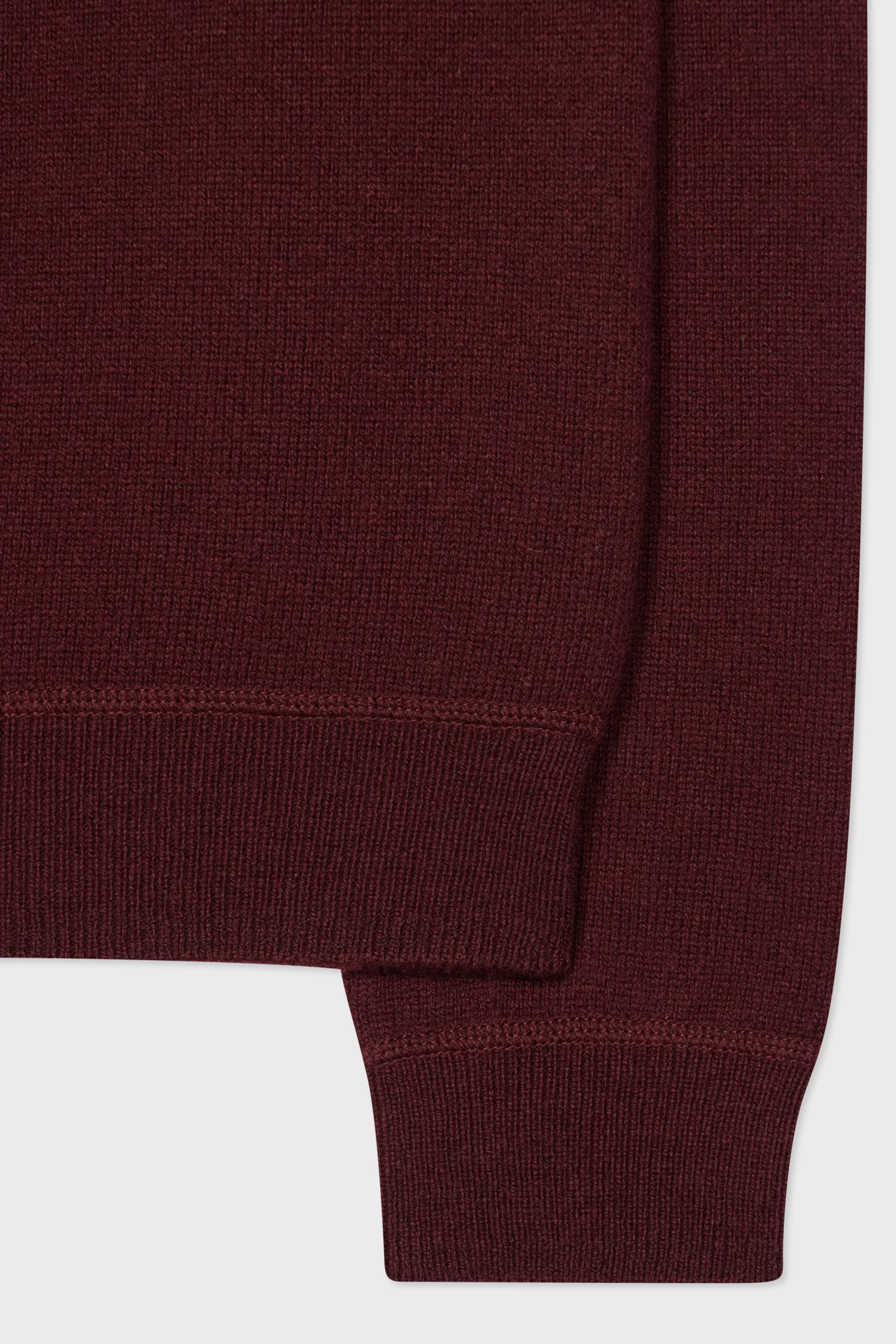 MENS SWEATER CREW NECK BURGUNDY/ BORDE 3