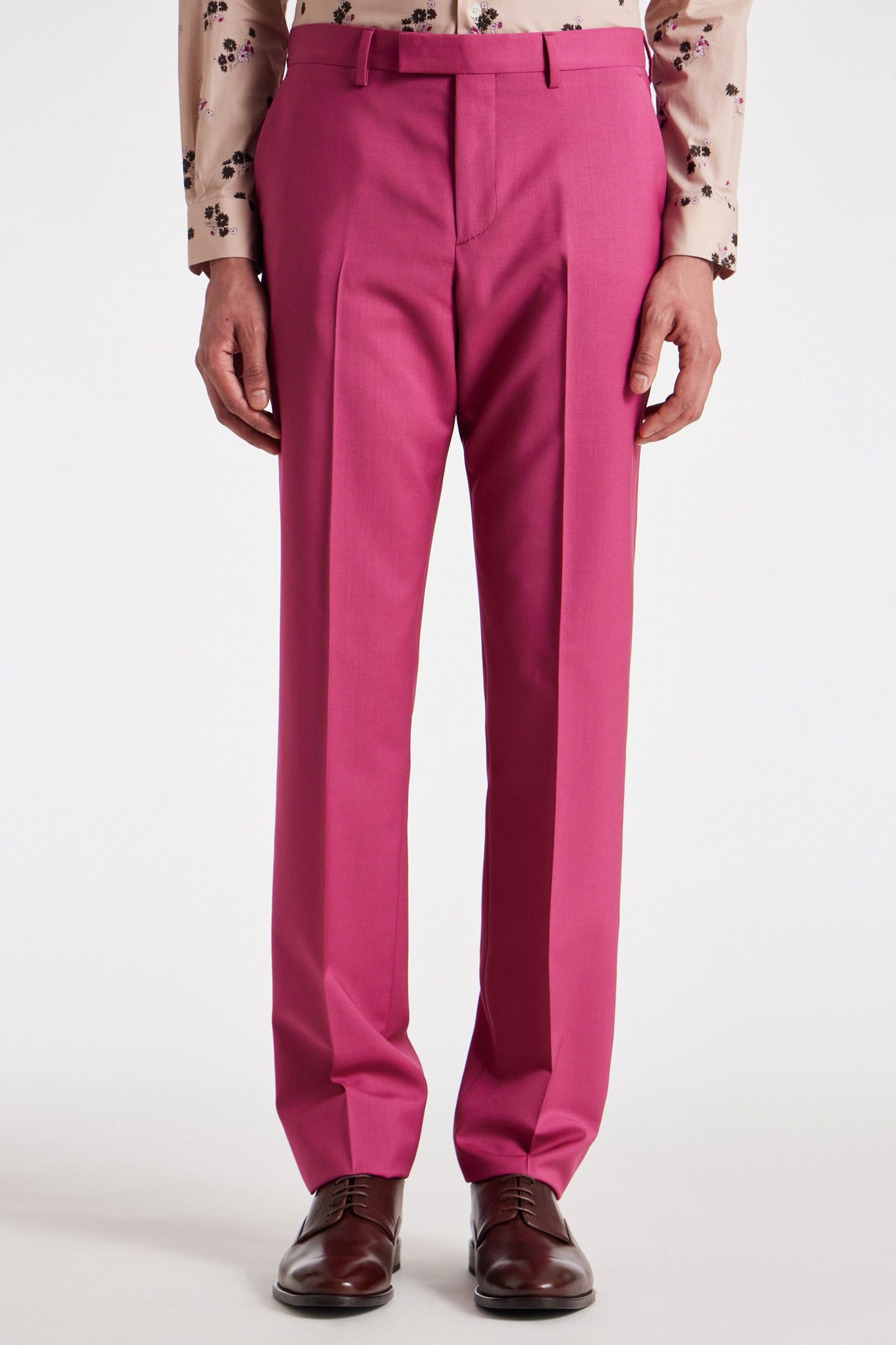 MENS SLIM FIT TROUSER FUCHSIA 1