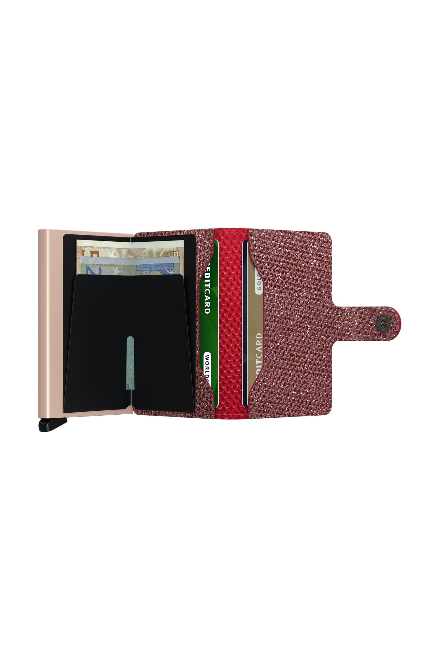UNISEX MINIWALLET SPARKLE RED 4