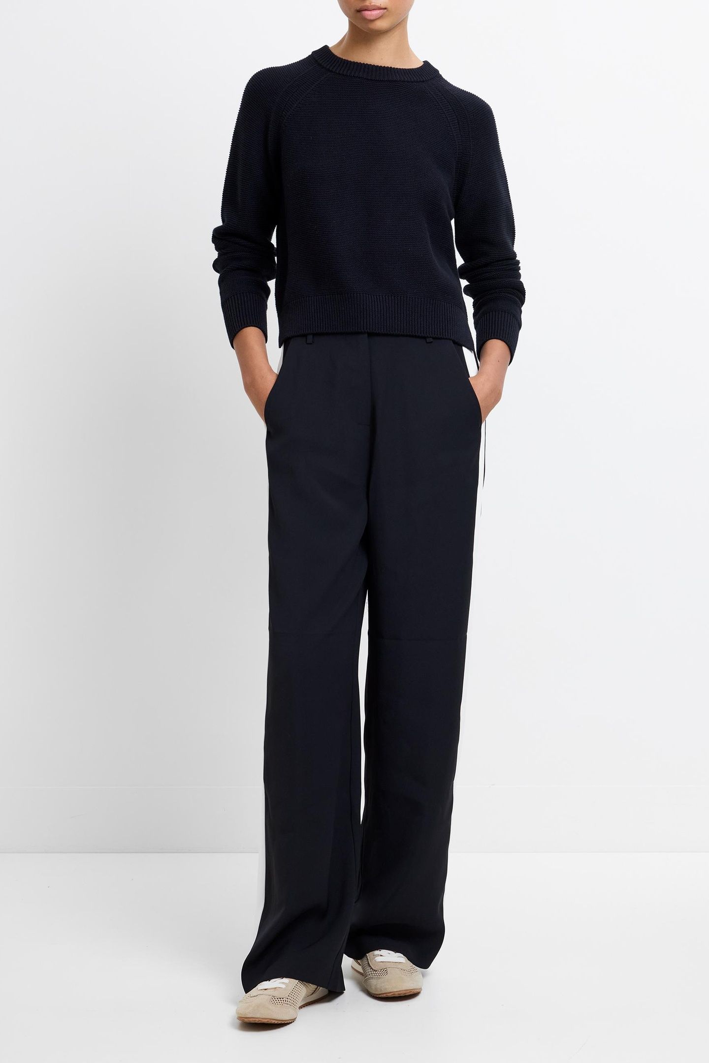 LILLY MOZART CREW NECK JUMPER BLACKOUT 1