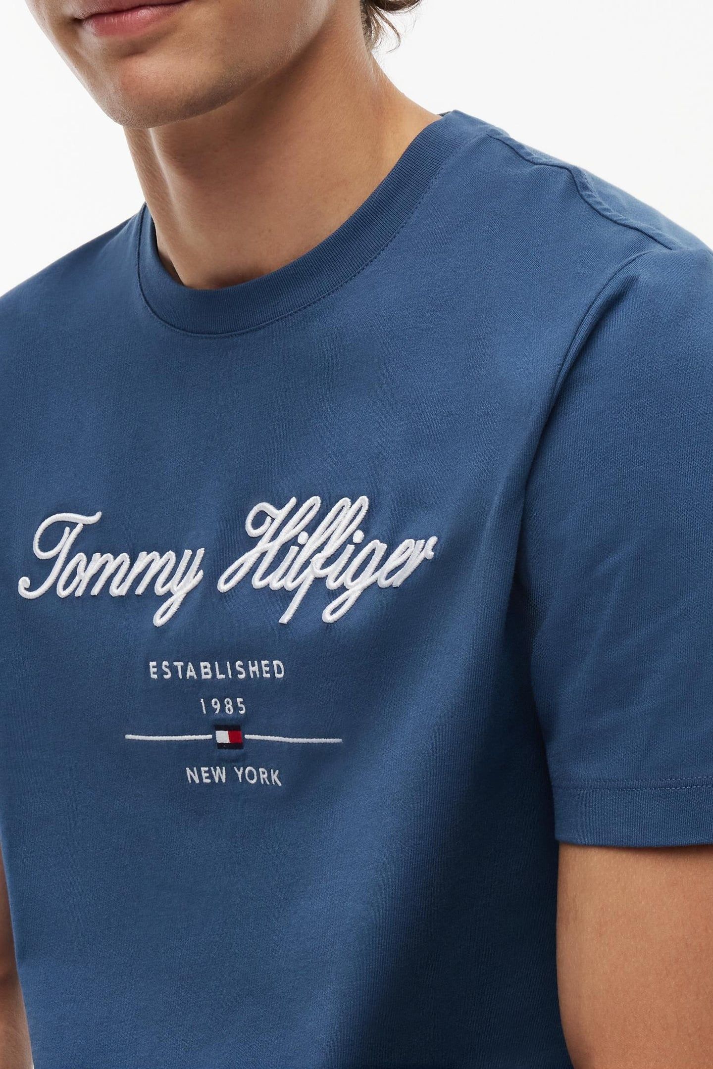 SCRIPT LOGO TEE AEGEAN SEA 7