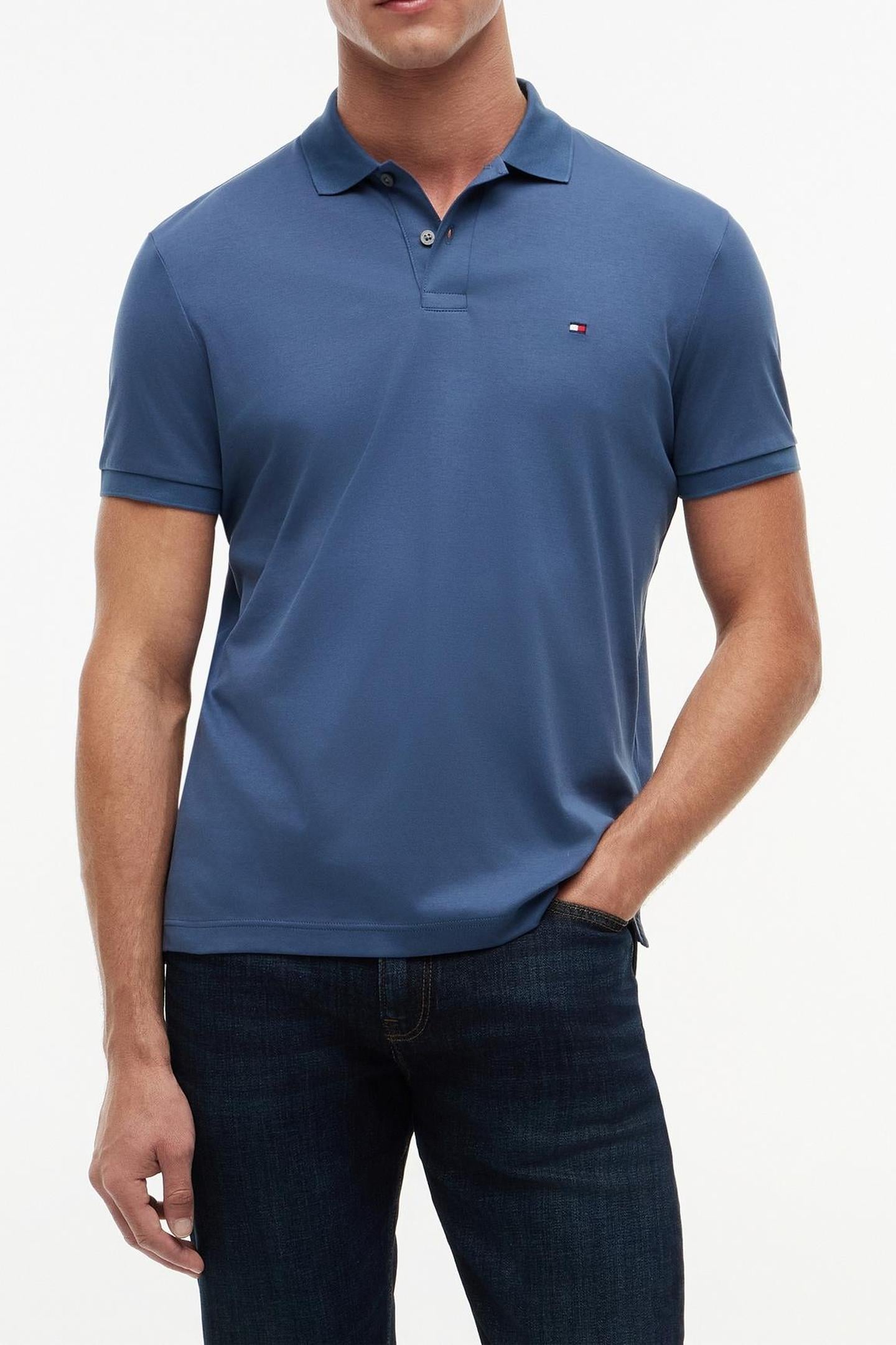 SOFT TOUCH INTERLOCK TEE AEGEAN SEA 1