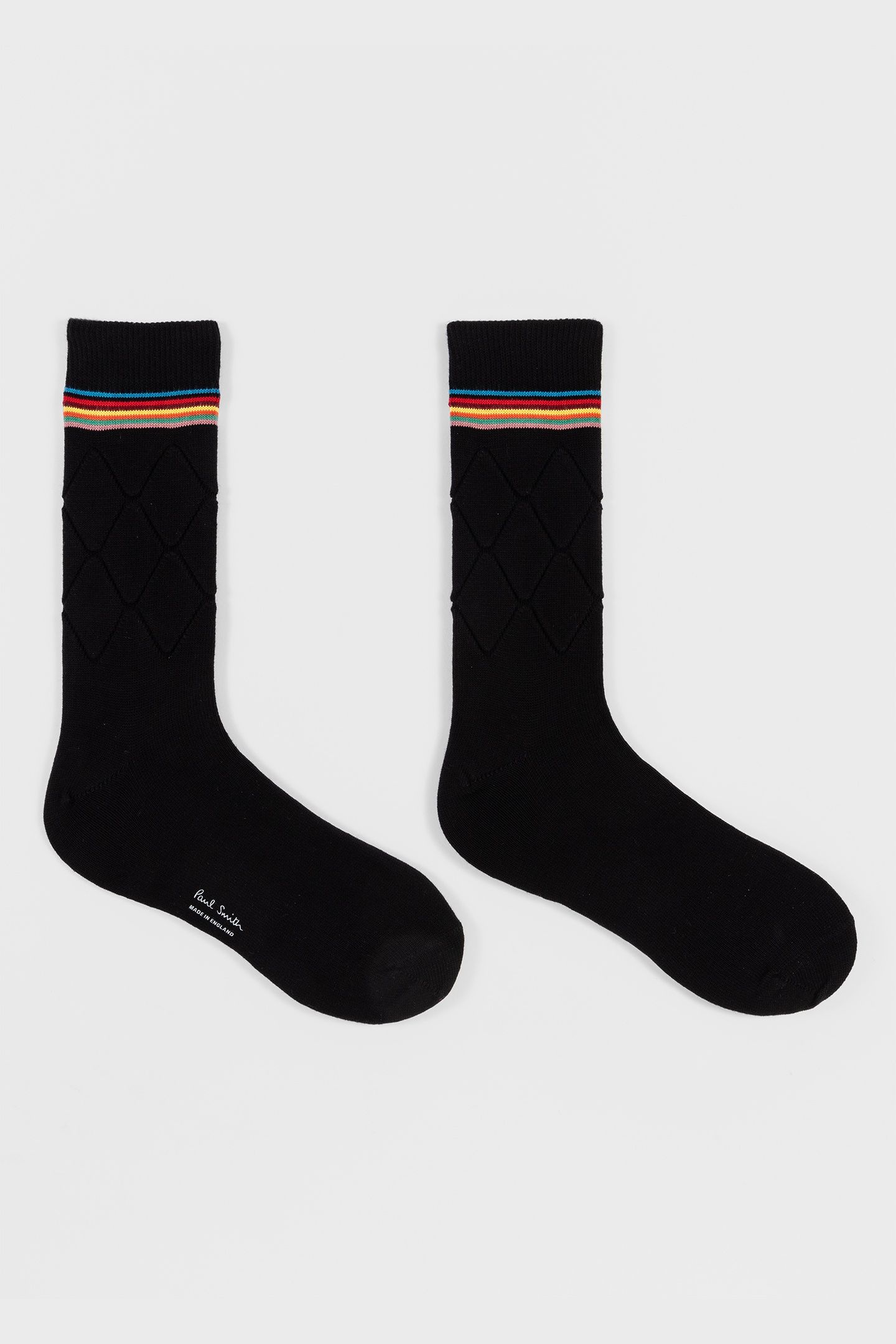 MEN SOCK FREDDIE ARGYLE BLACK 3