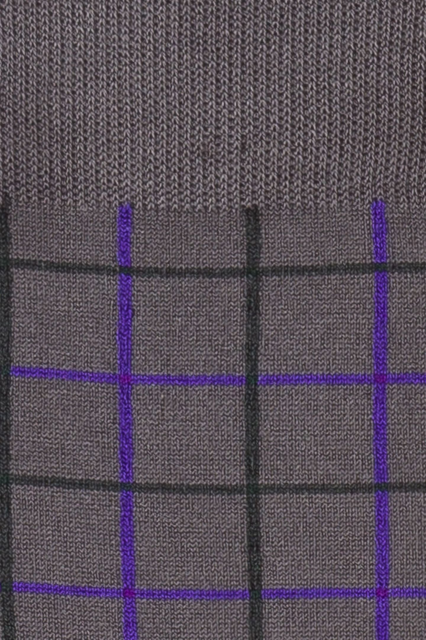 MEN SOCK HUNTING CHECK SLATE 3