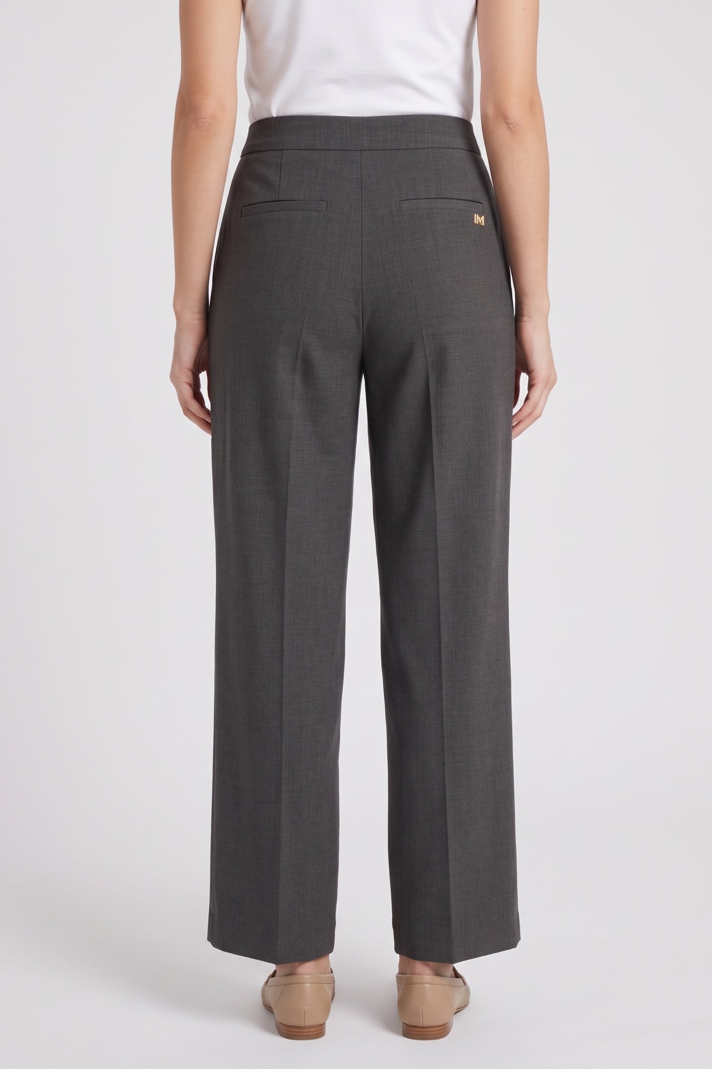 BESSY STRAIGHT PANT DARK GREY 2