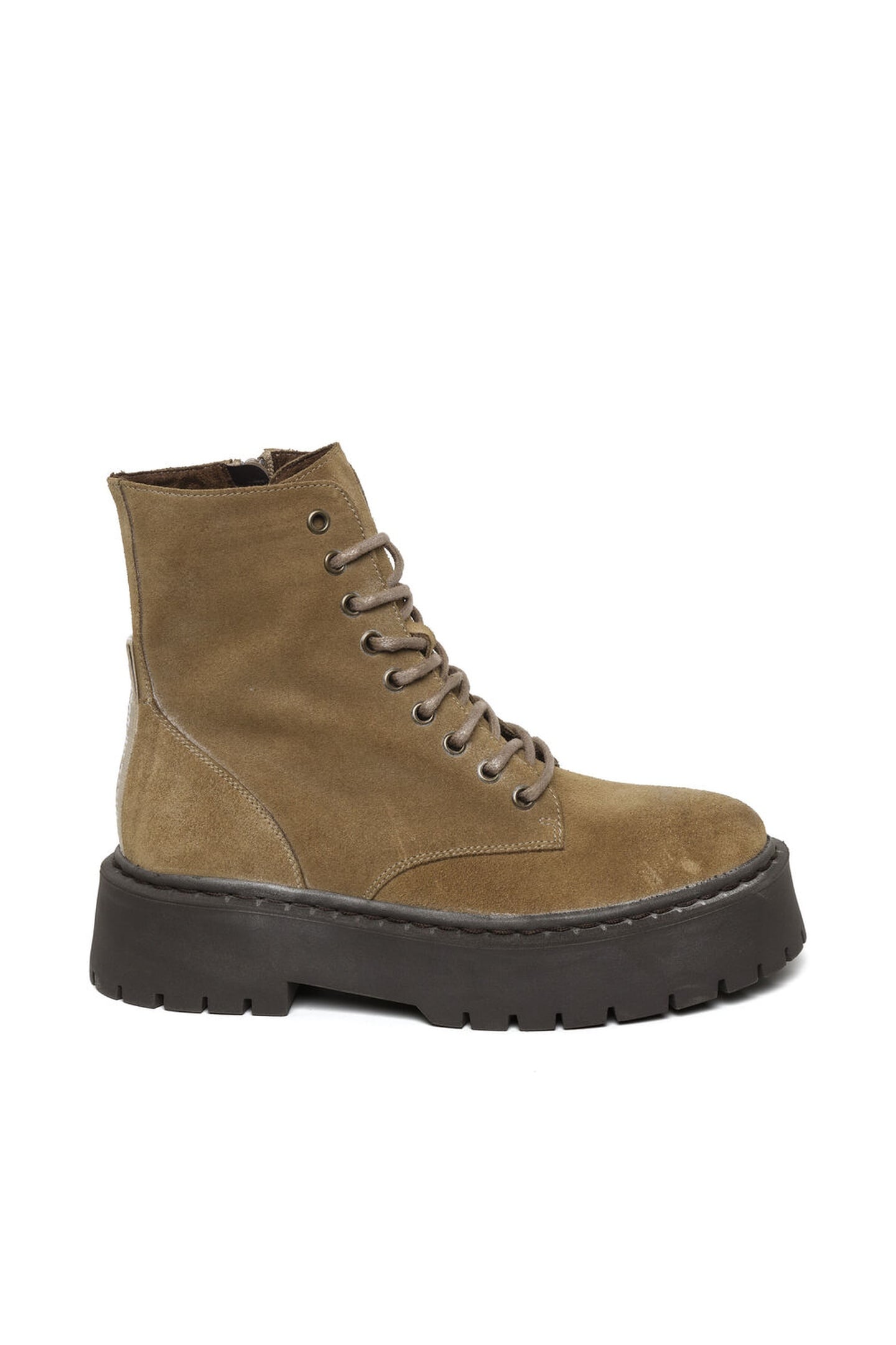 SKYLAR BOOTS TAUPE/BROWN 1