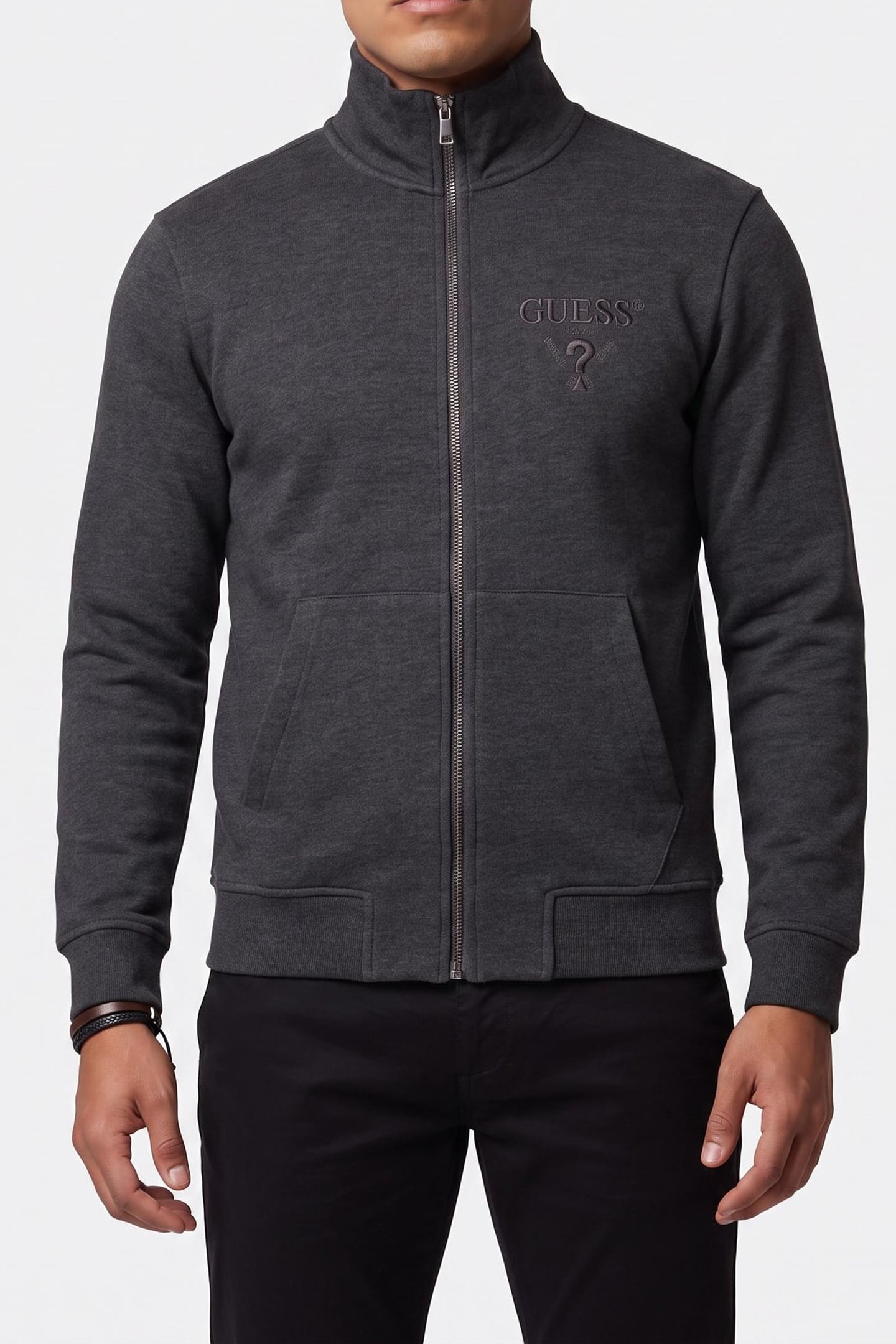 AL HIGH NECK FULLZIP DOWNEY HEATHER M96 1